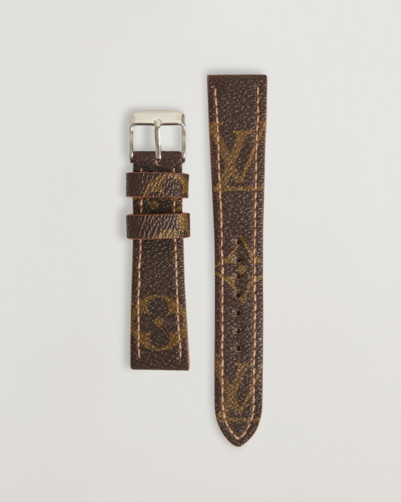 Hombres | Correas de reloj | Care with Carl | Watch Strap Remade Louis Vuitton 20/16 mm Monogram