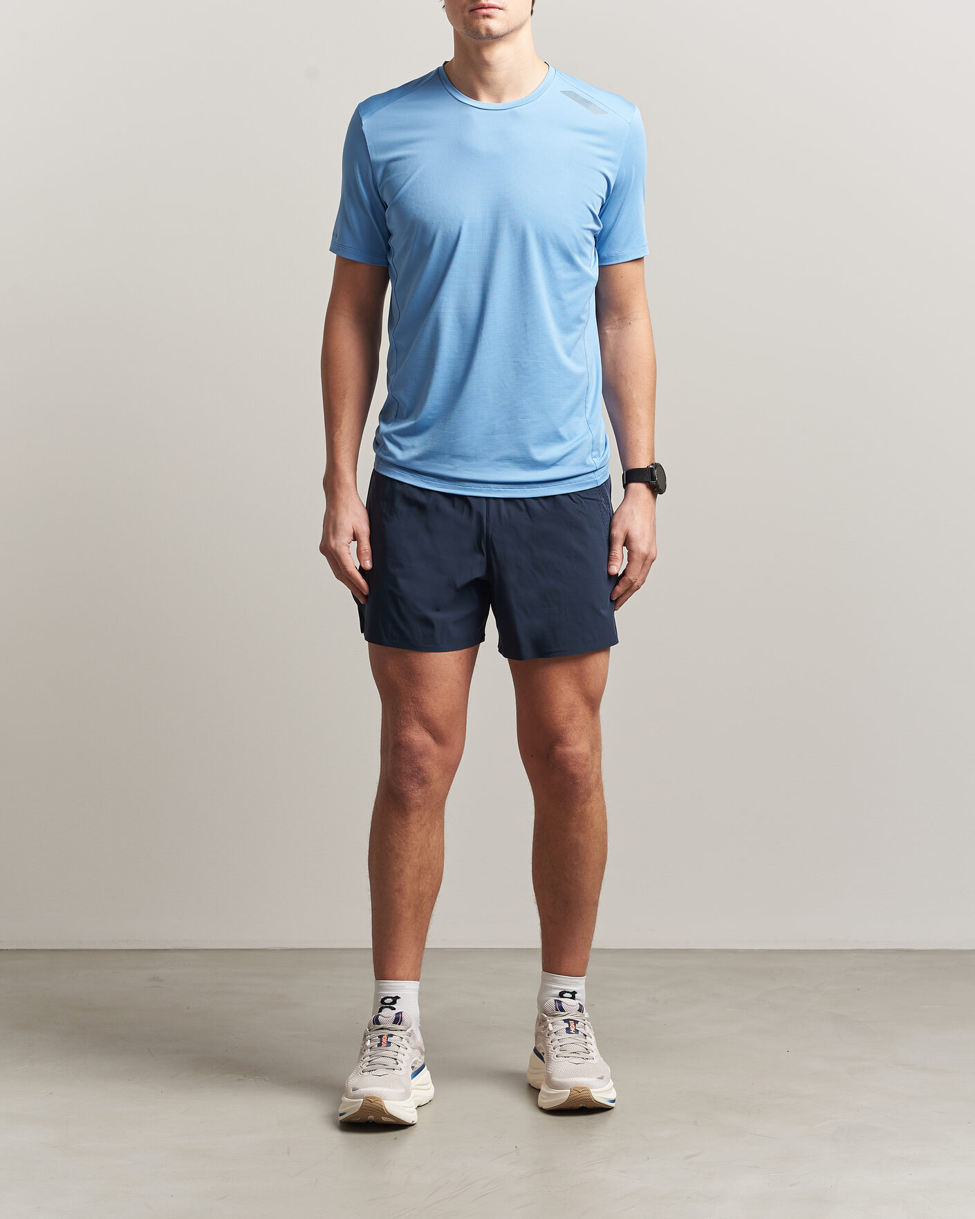 Hombres | Camisetas | SOAR Running | Tech Tee Blue