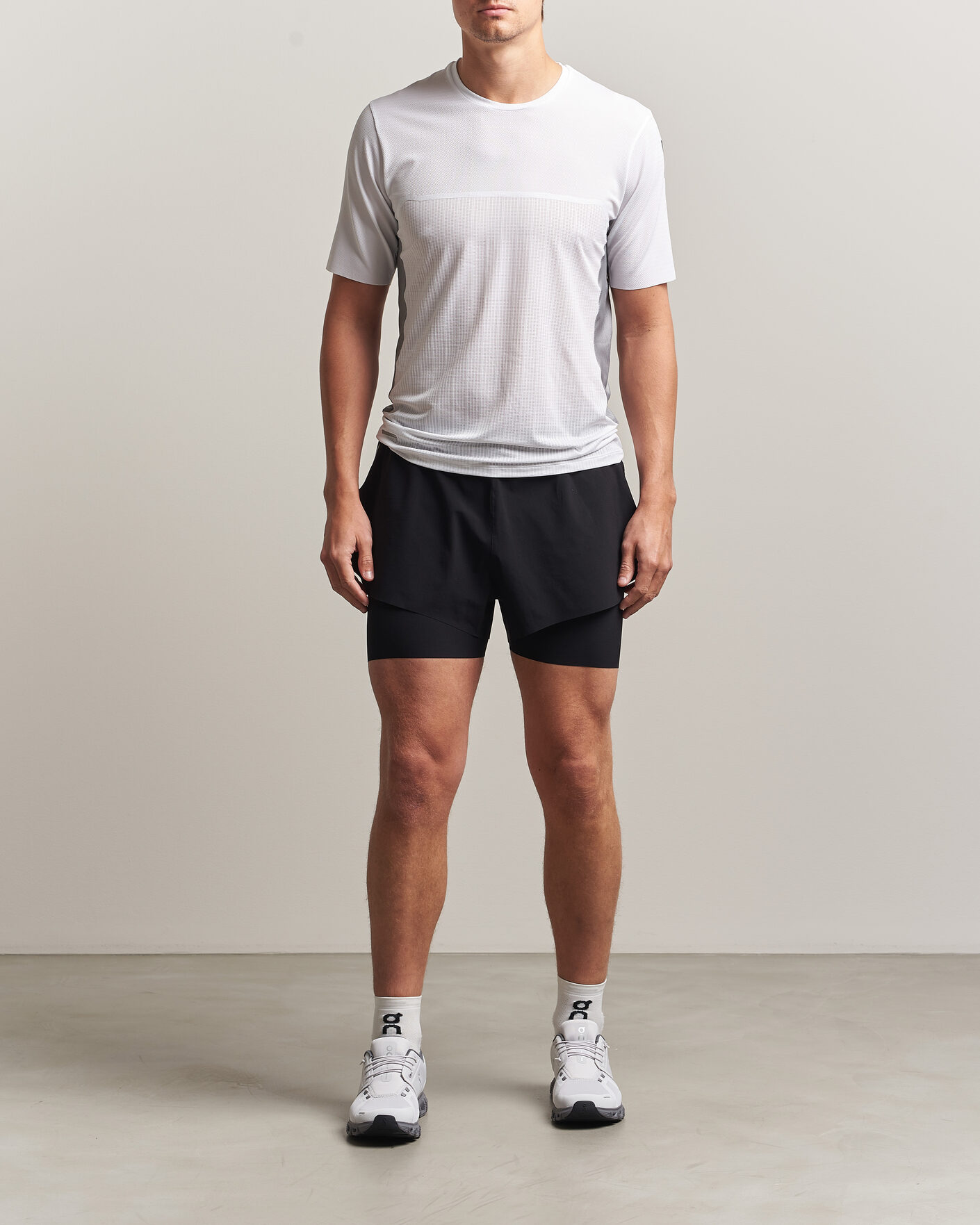 Hombres | Camisetas | SOAR Running | Hot Weather Tee White/Silver