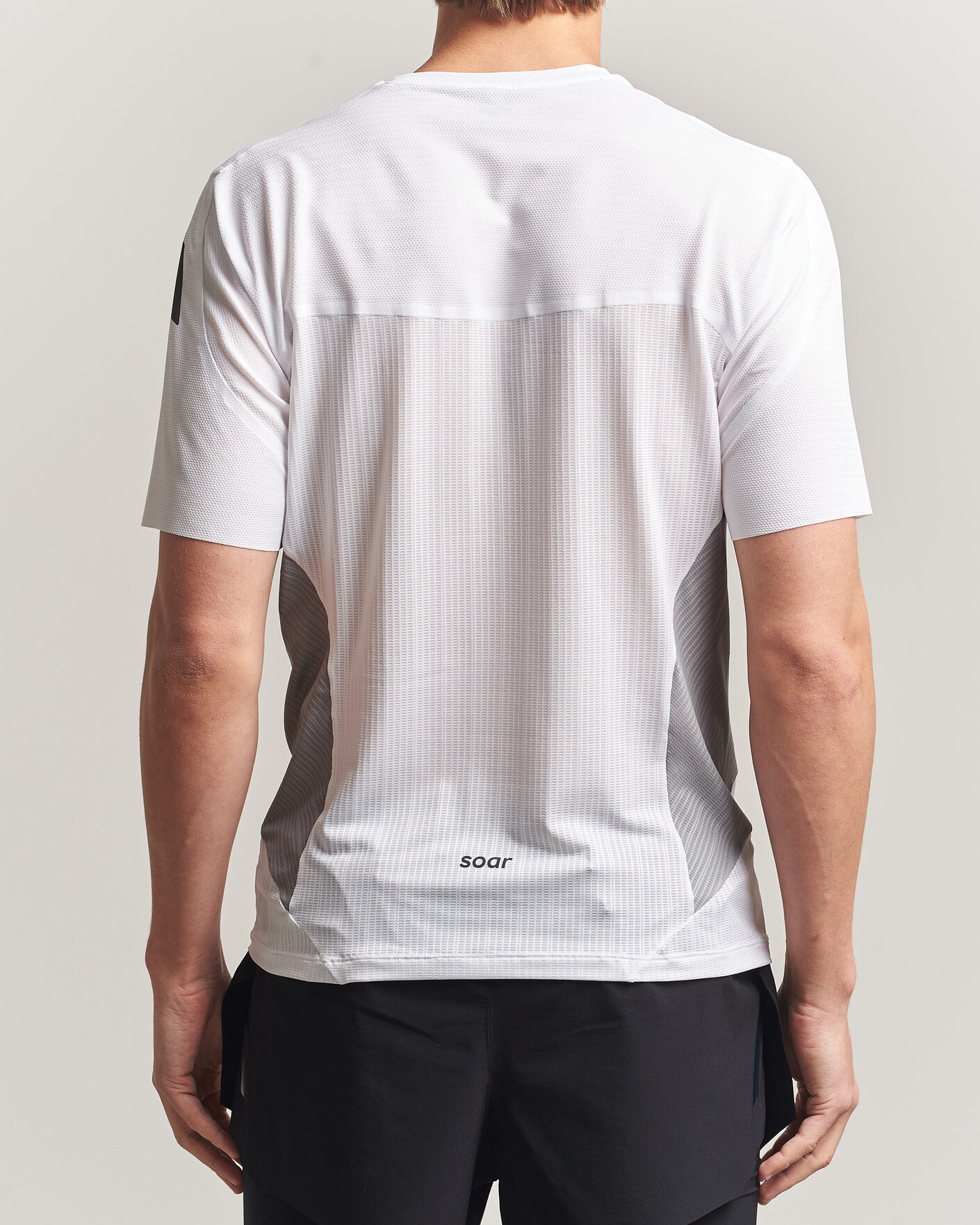 Hombres | Camisetas | SOAR Running | Hot Weather Tee White/Silver