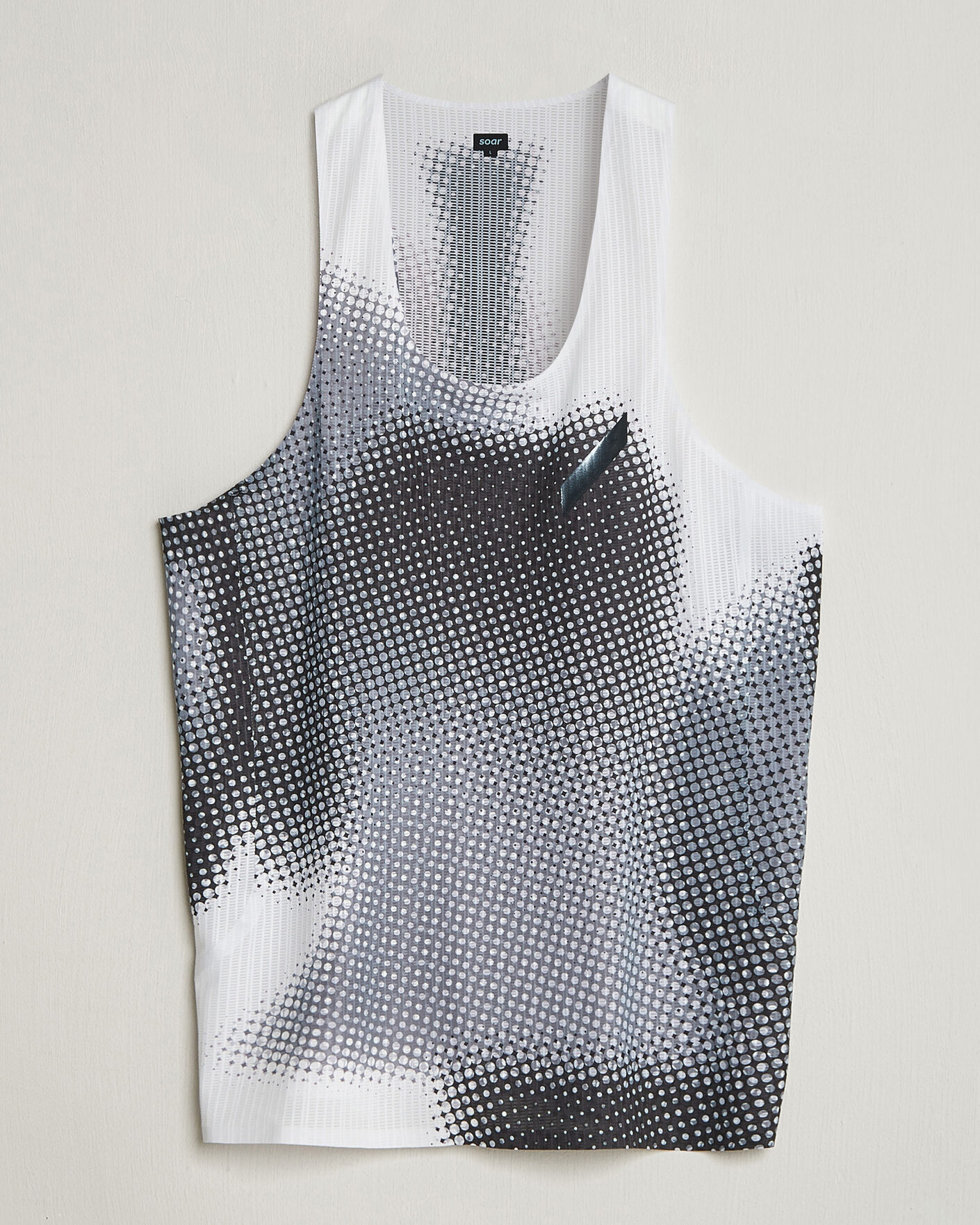 Hombres | Camisetas | SOAR Running | Race Vest Black/White