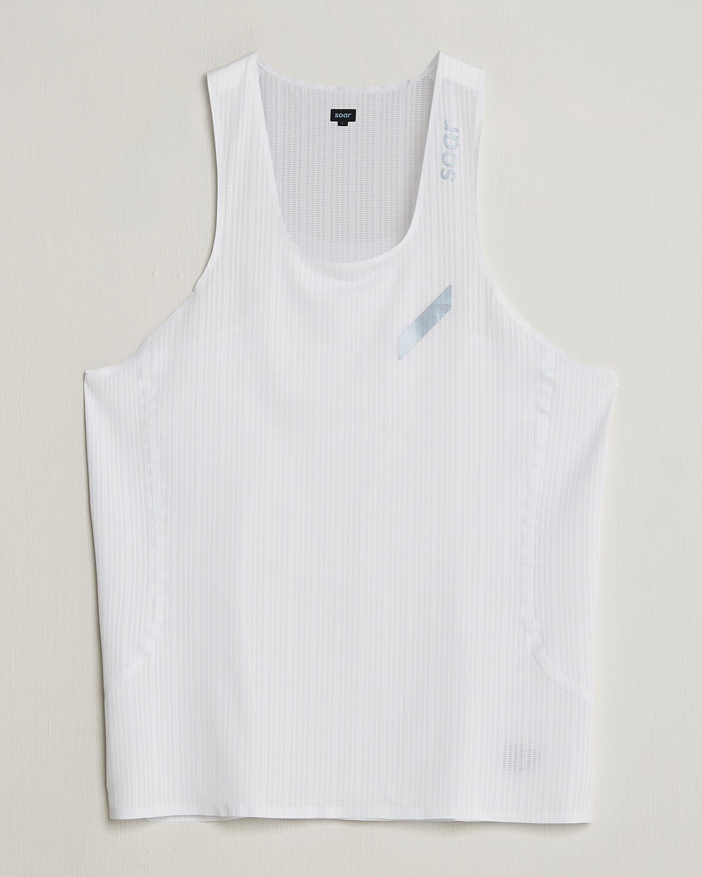 Hombres | Camisetas | SOAR Running | Race Vest White