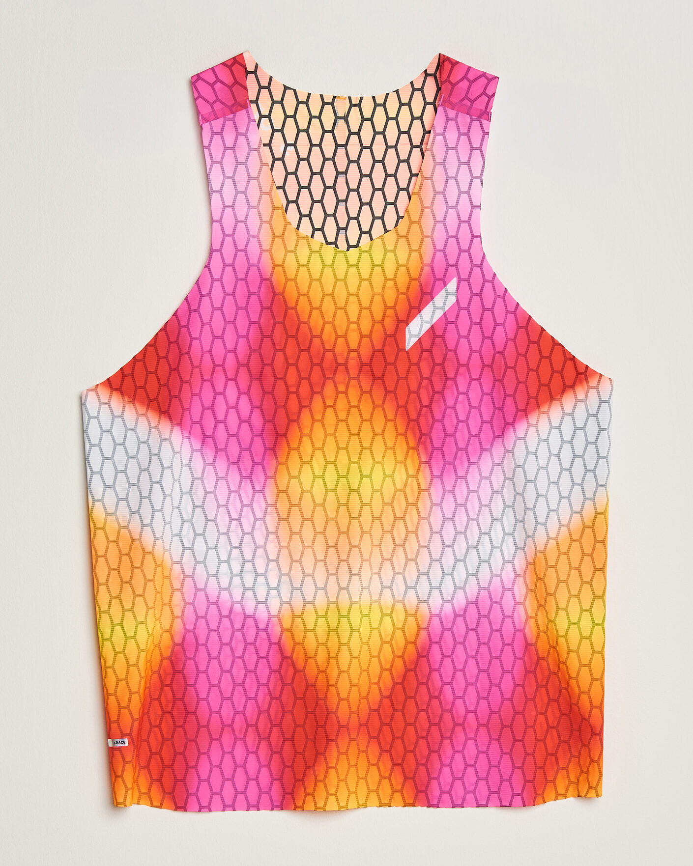 Hombres | Camisetas | SOAR Running | Graphene Race Vest Red/Orange