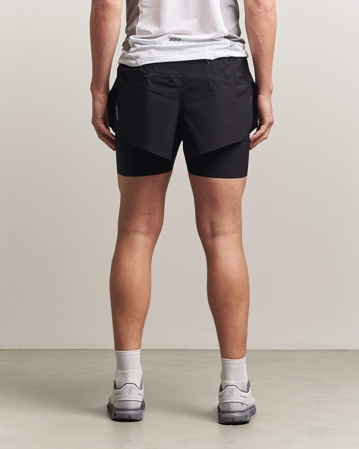Hombres | Pantalones cortos | SOAR Running | Trail Shorts Black
