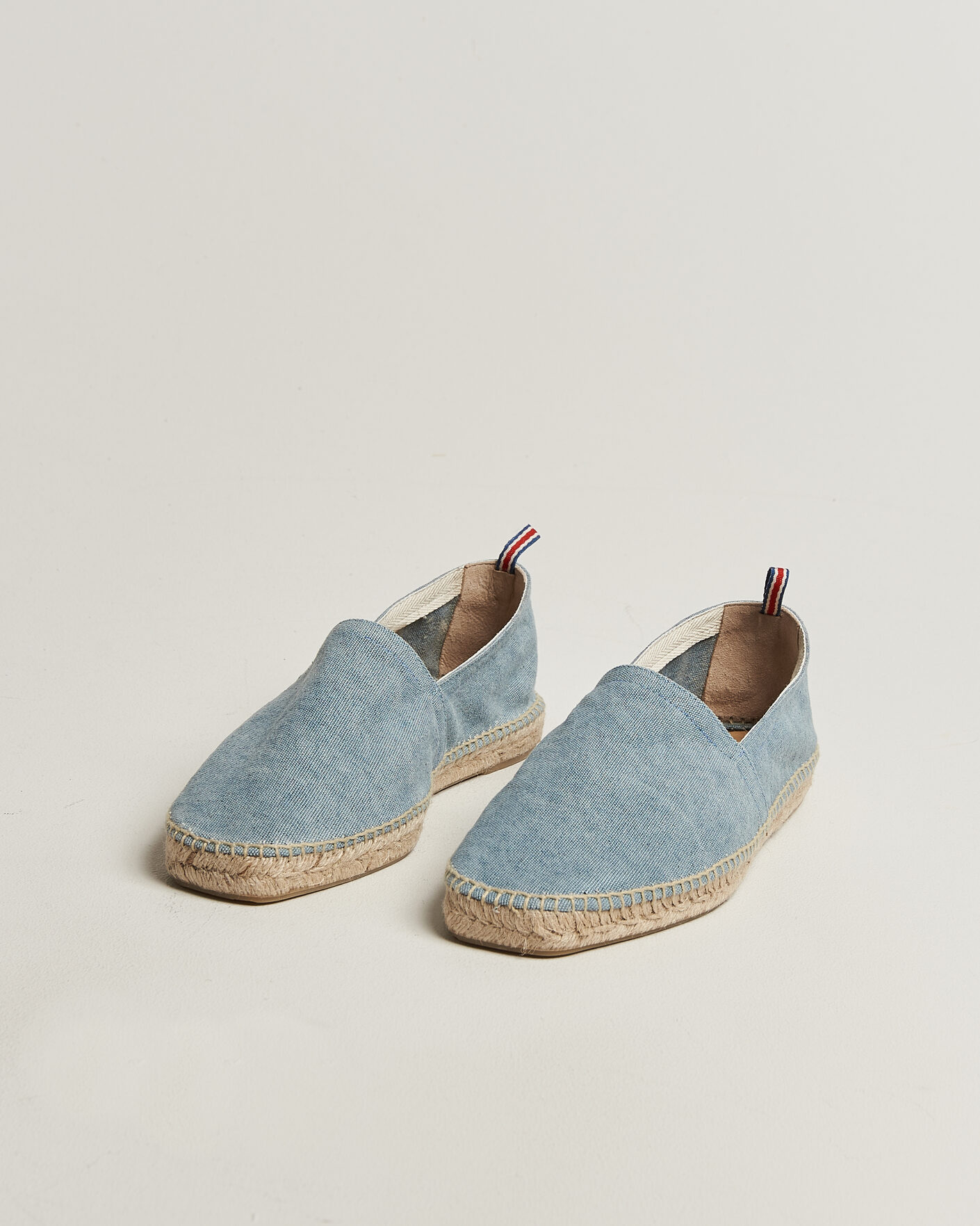 Hombres | Alpargatas | Castañer | Pablo Washed Canvas Espadrilles Acqua