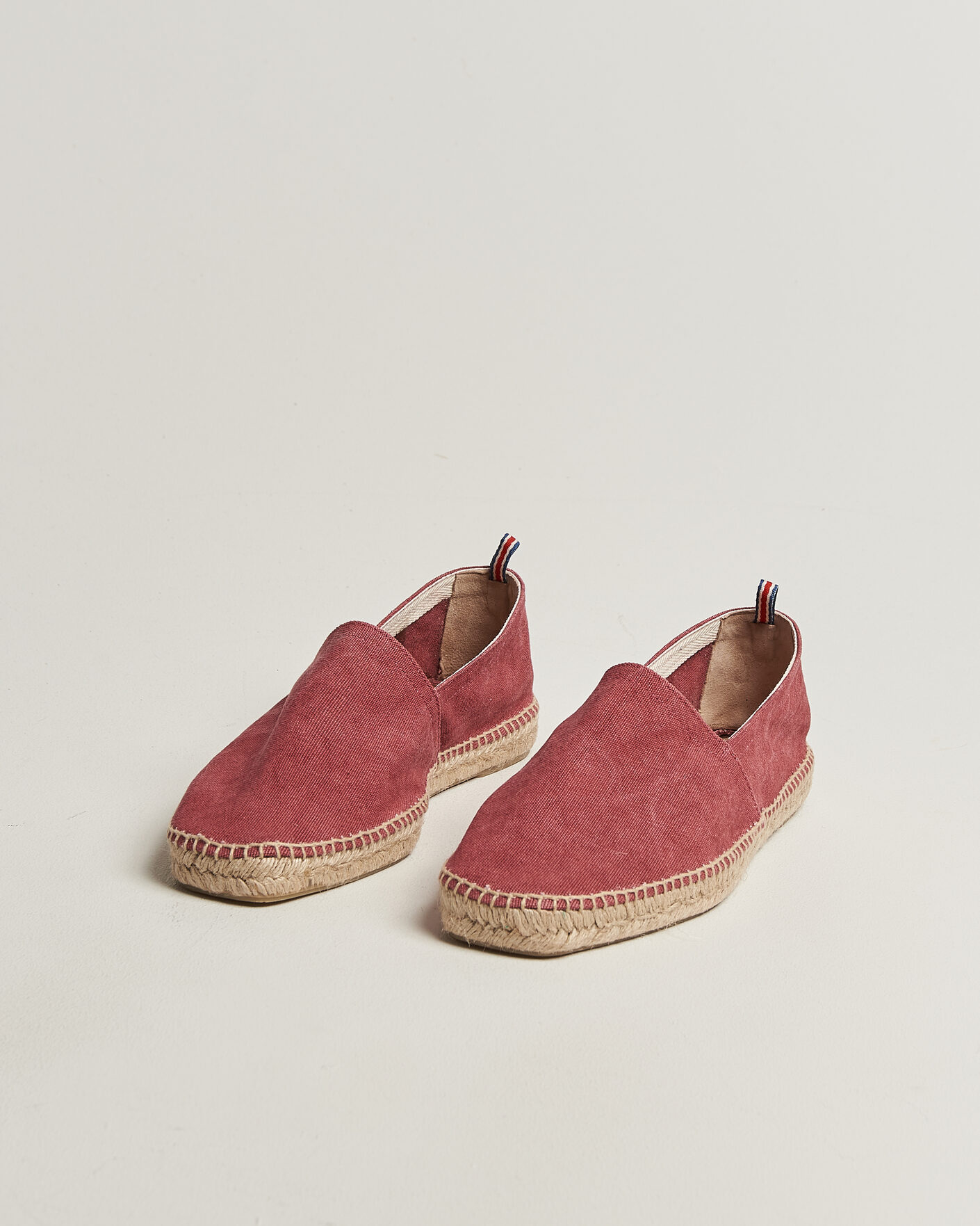 Hombres | Alpargatas | Castañer | Pablo Washed Canvas Espadrilles Merlot