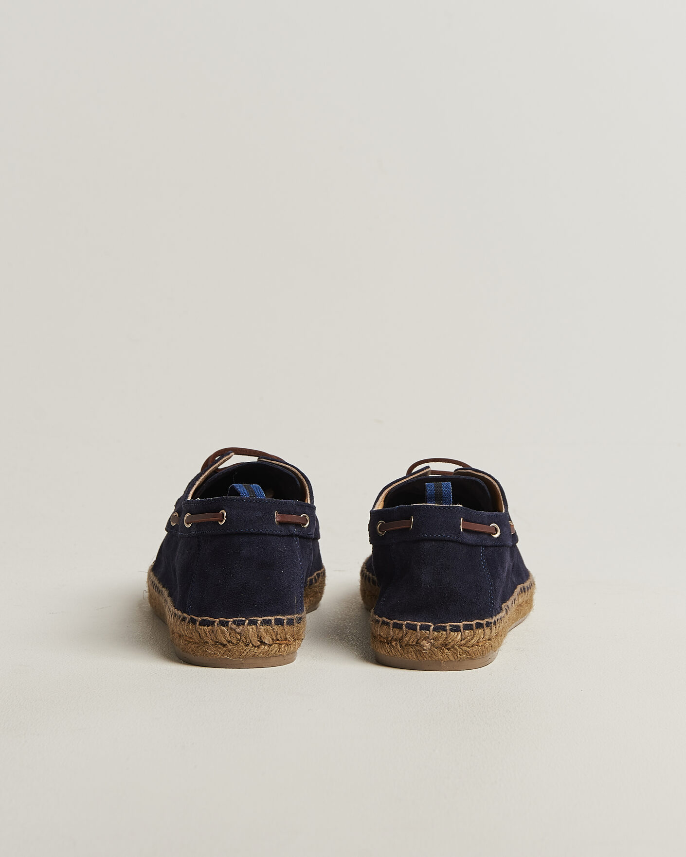 Hombres | Alpargatas | Castañer | Nemo Casual Suede Boat Shoe Azul Oscuro