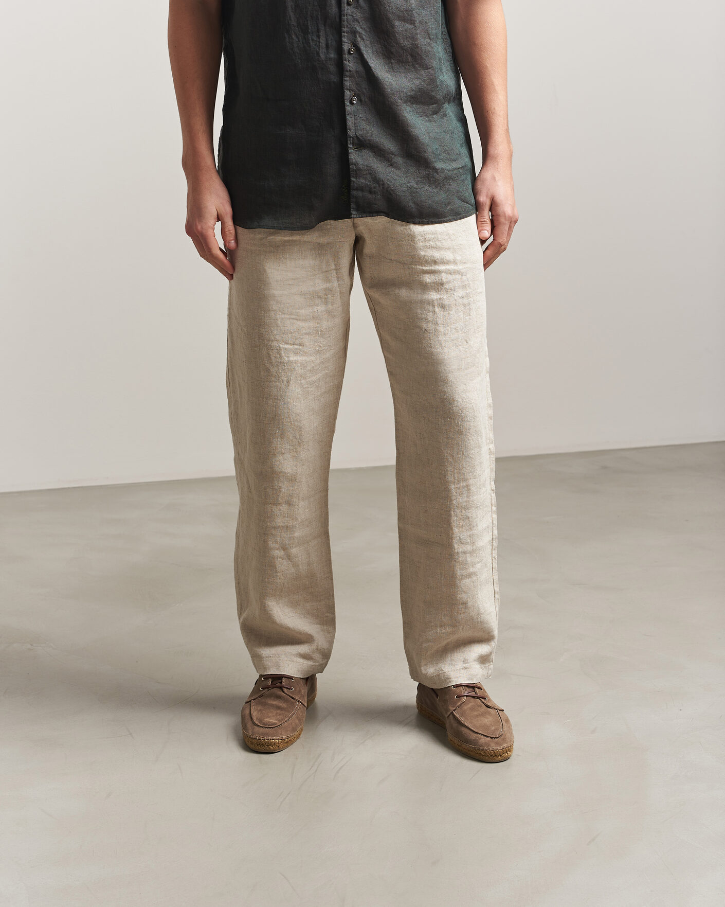 Hombres | Alpargatas | Castañer | Nemo Casual Suede Boat Shoe Topo