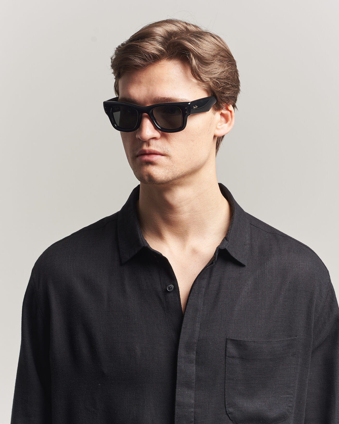 Hombres | Gafas de sol | Ray-Ban | Wayfarer Puffer Sunglasses Black