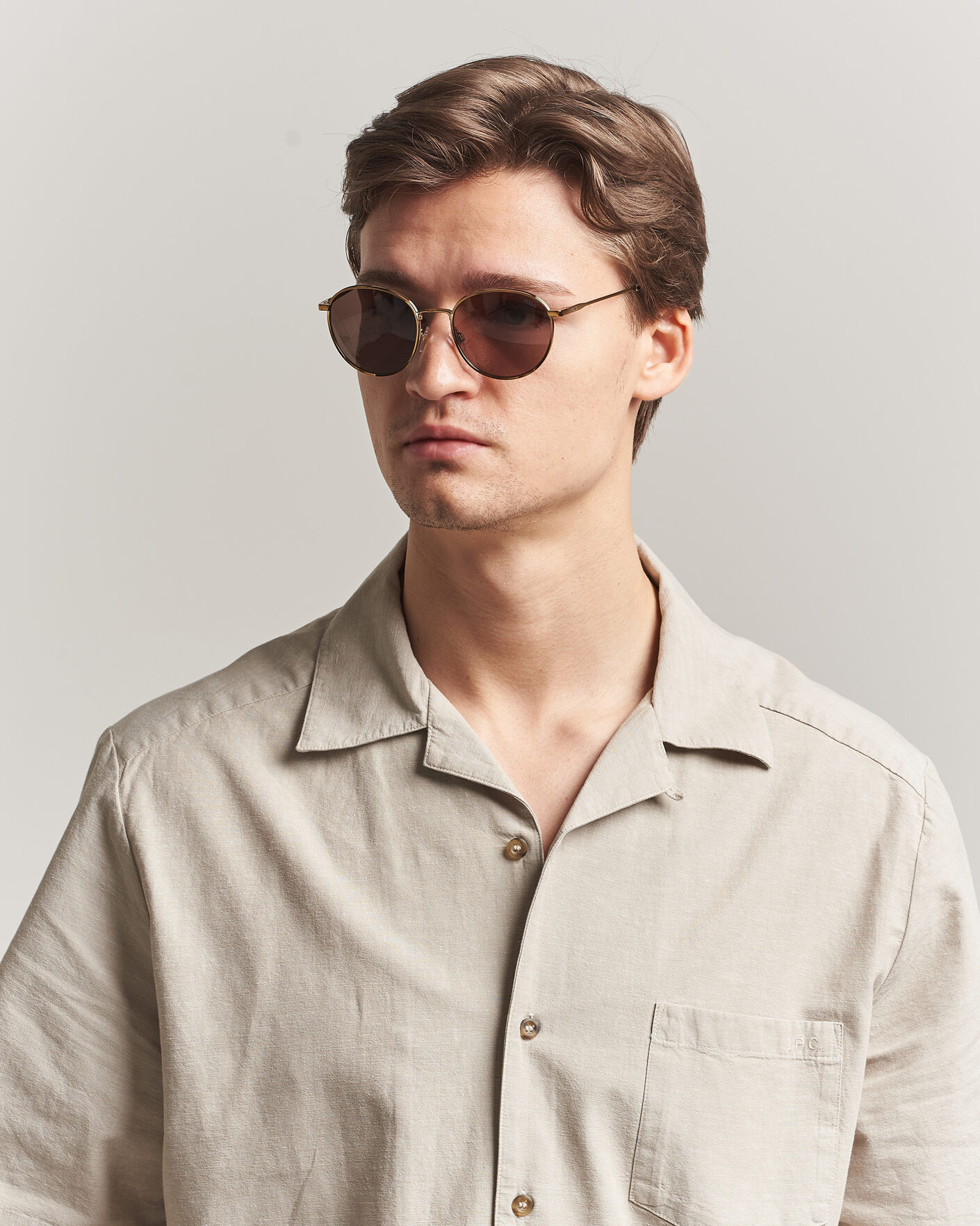Hombres | Gafas de sol | Polo Ralph Lauren | 0PH3163 Sunglasses Brass