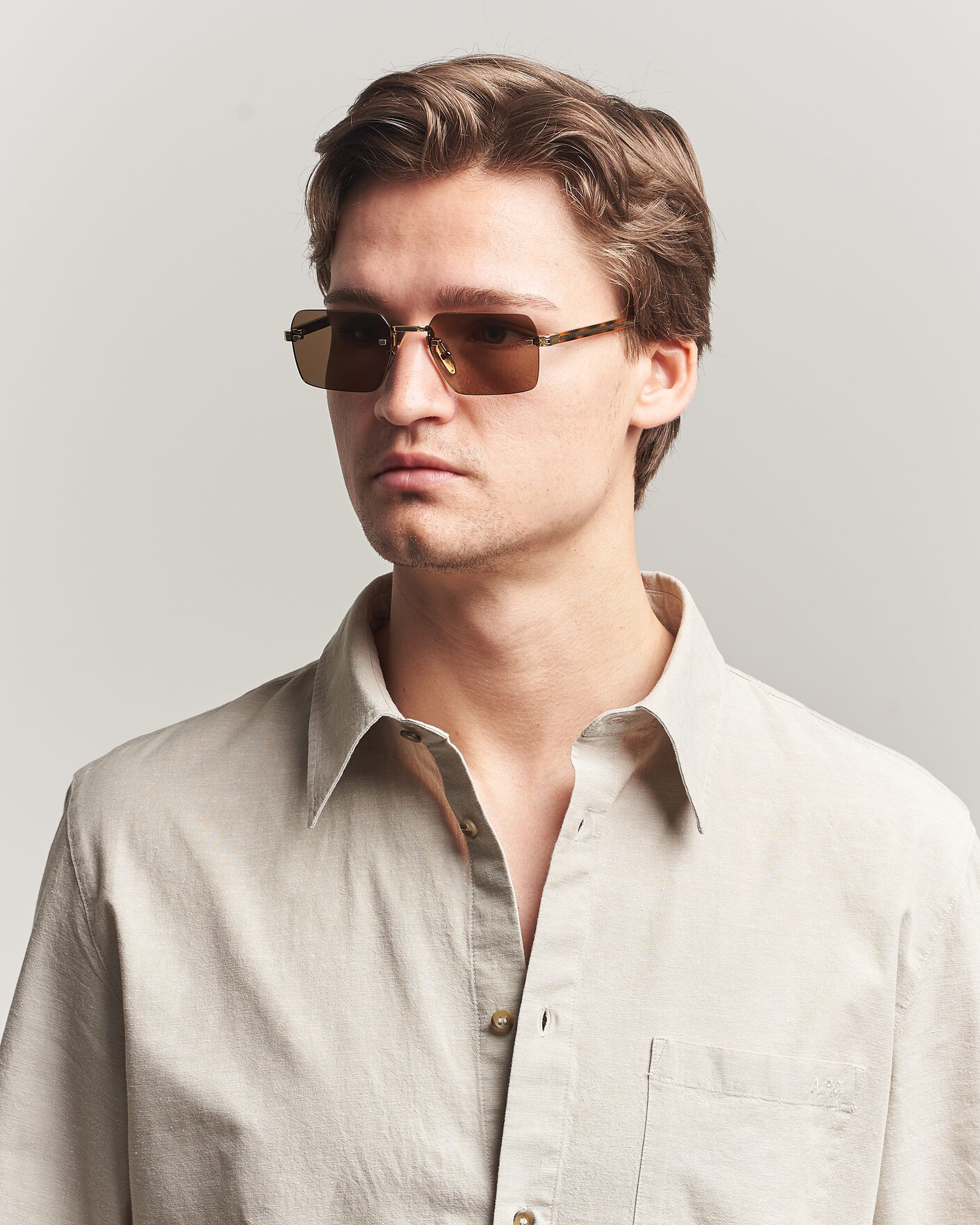 Hombres | Gafas de sol | Prada Eyewear | 0PR D55S Sunglasses Gold
