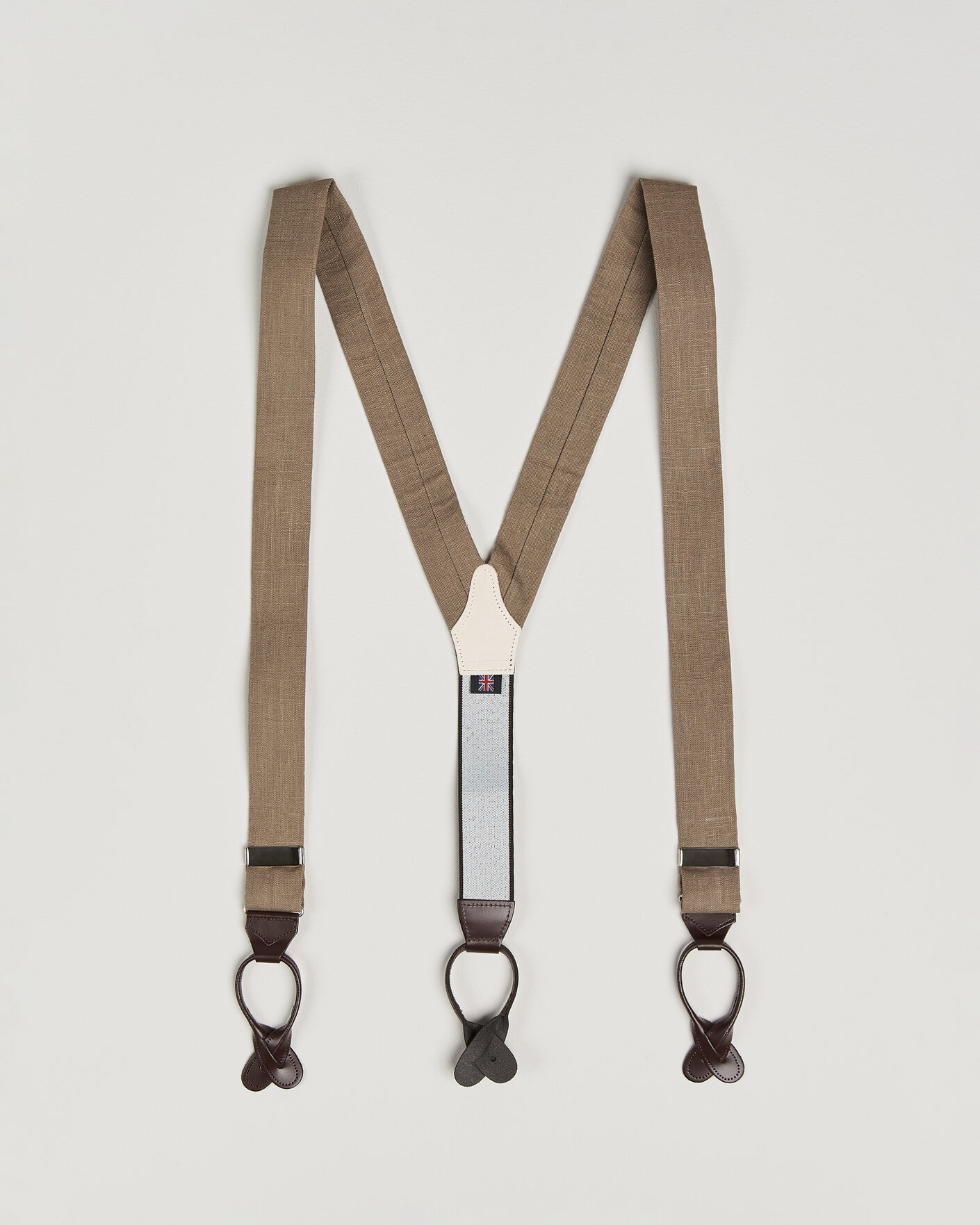 Hombres | Tirantes | Albert Thurston | Linen Braces Acorn Brown