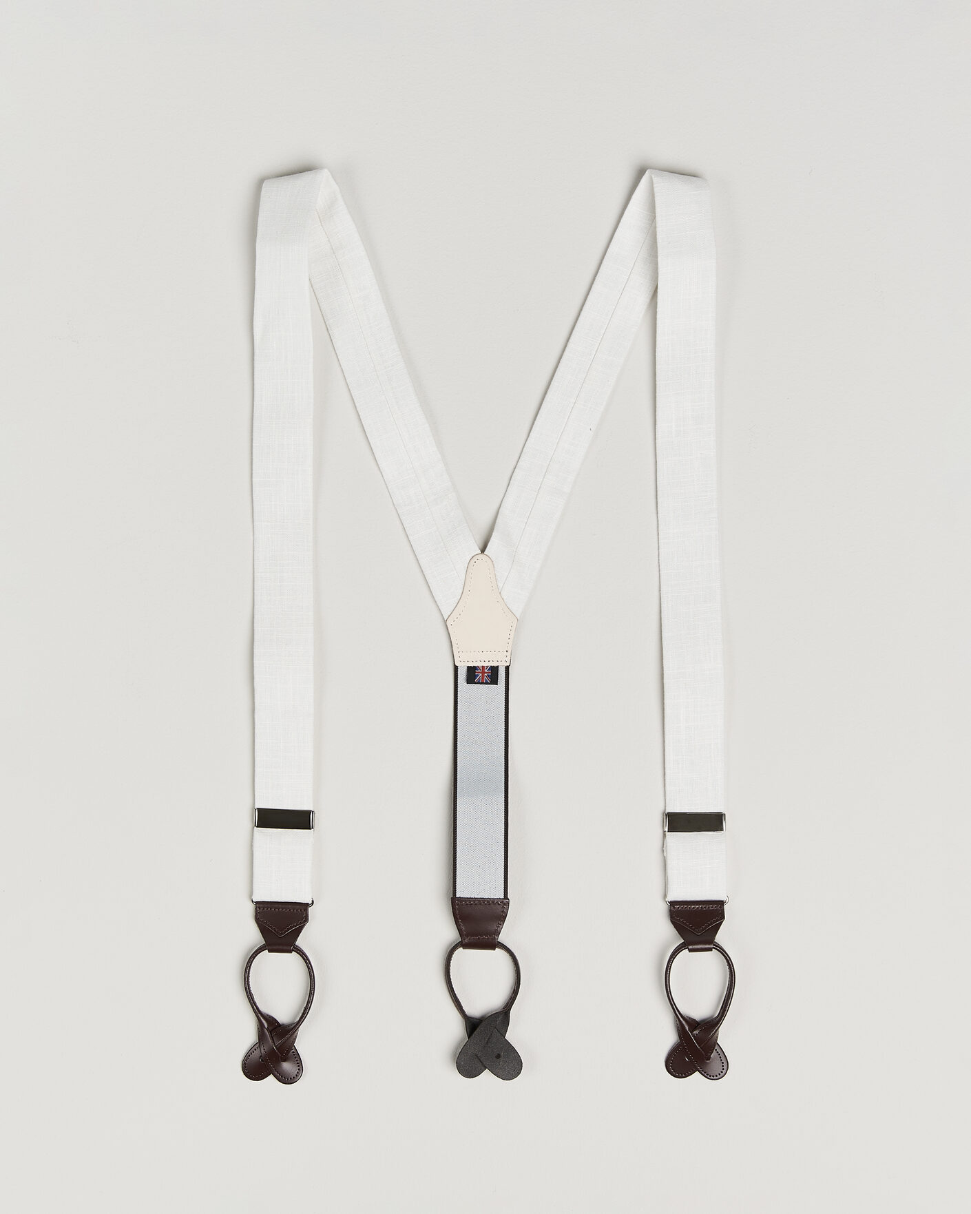 Hombres | Tirantes | Albert Thurston | Linen Braces Ivory