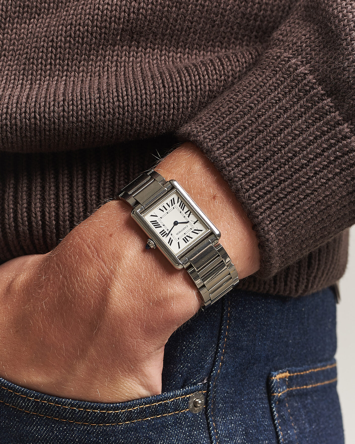 Hombres | Pre-Owned & Vintage Watches | Cartier Pre-Owned | Tank Must 