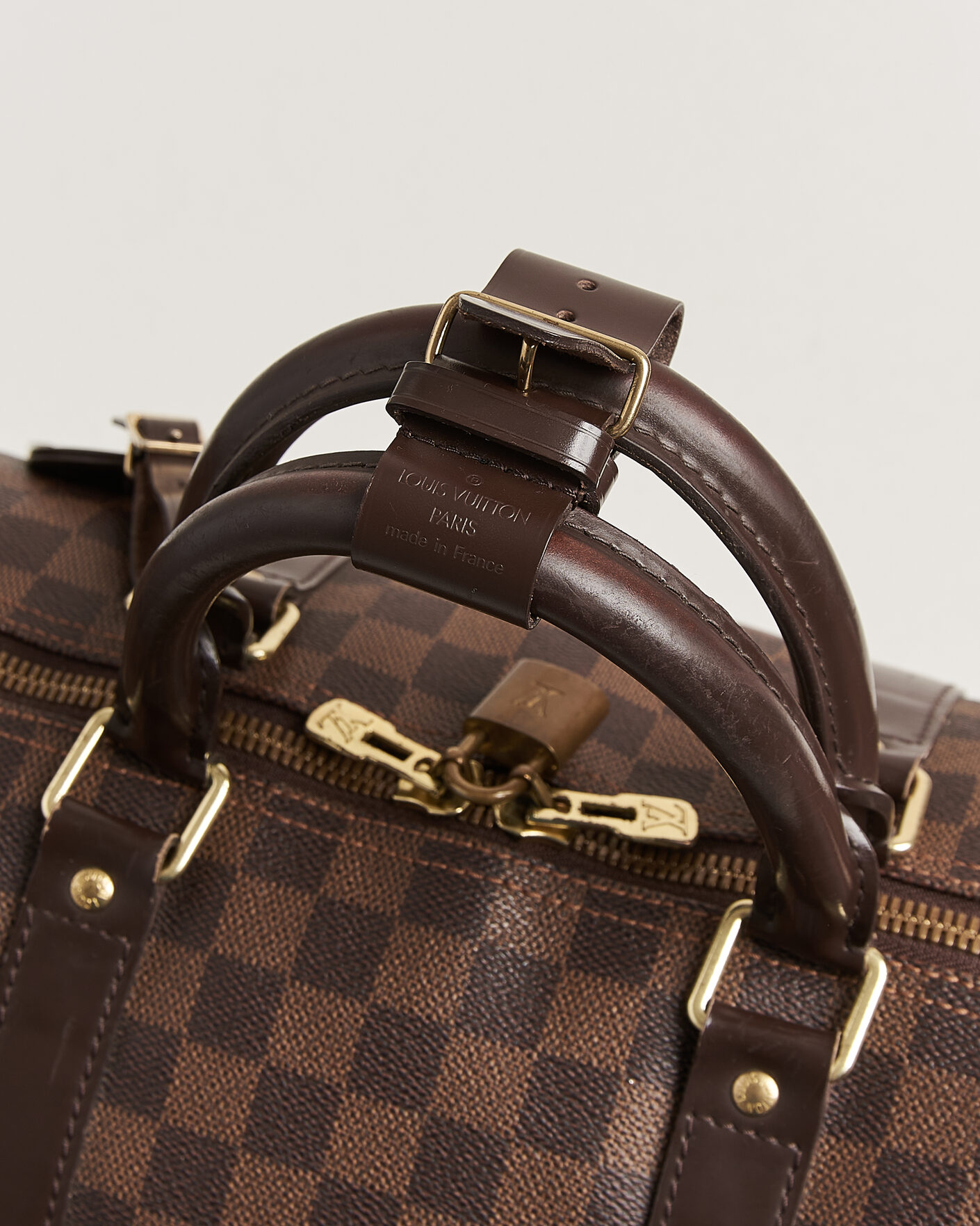 Hombres | Pre-Owned & Vintage Bags | Louis Vuitton Pre-Owned | Keepall 50 Damier Ebene