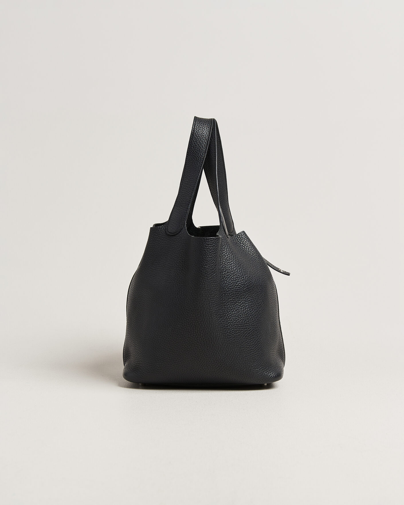 Hombres | Pre-Owned & Vintage Bags | Hermès Pre-Owned | Picotin Lock 22 Taurillon Clemence Leather Black