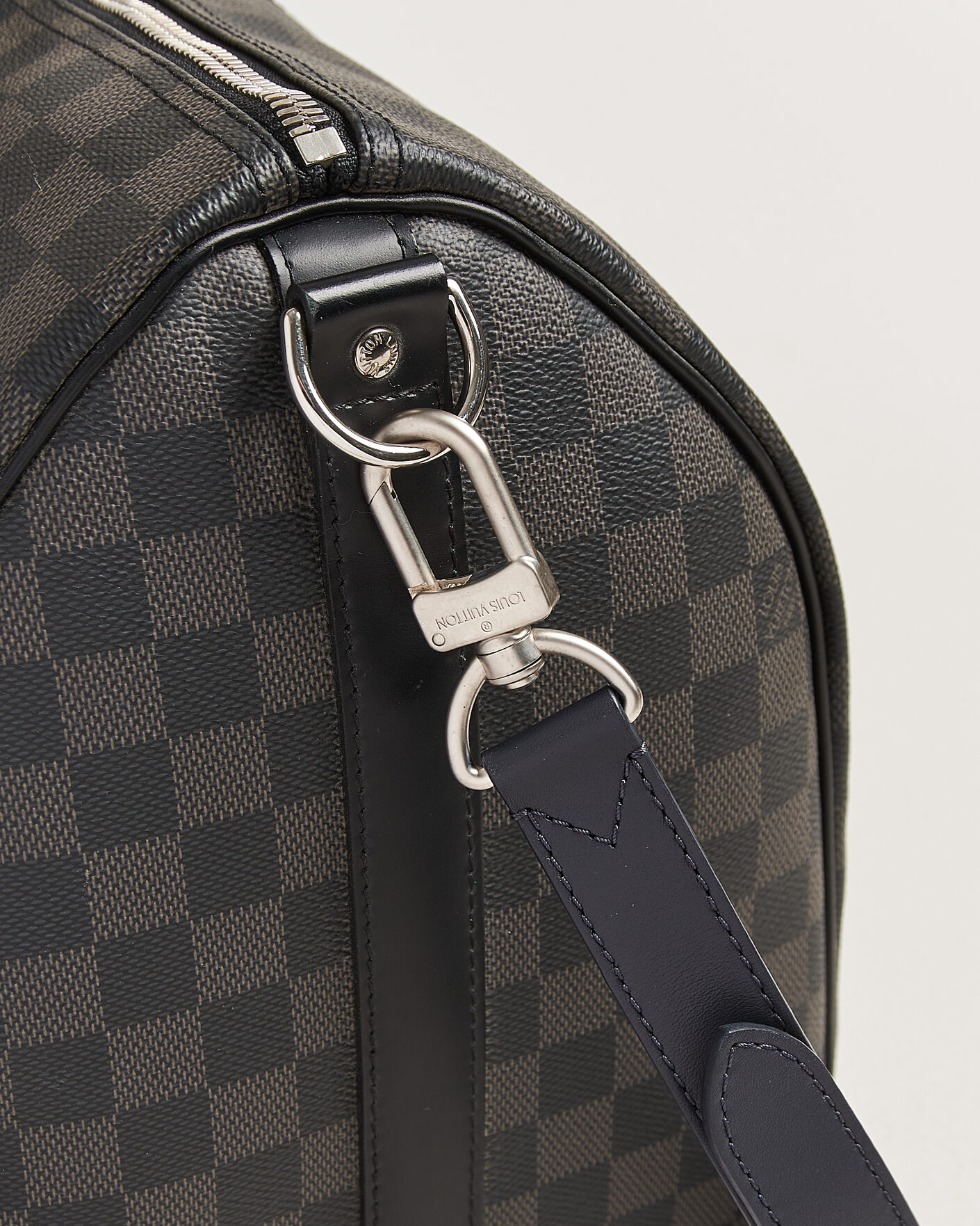 Hombres | Pre-Owned & Vintage Bags | Louis Vuitton Pre-Owned | Keepall Bandouliére 45 Damier Graphite