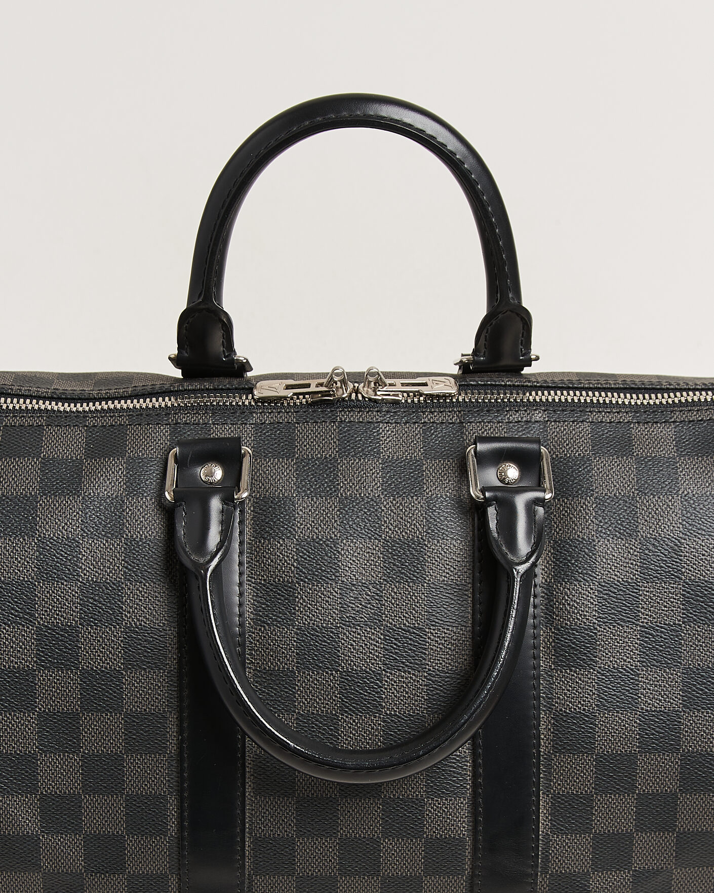 Hombres | Pre-Owned & Vintage Bags | Louis Vuitton Pre-Owned | Keepall Bandouliére 45 Damier Graphite