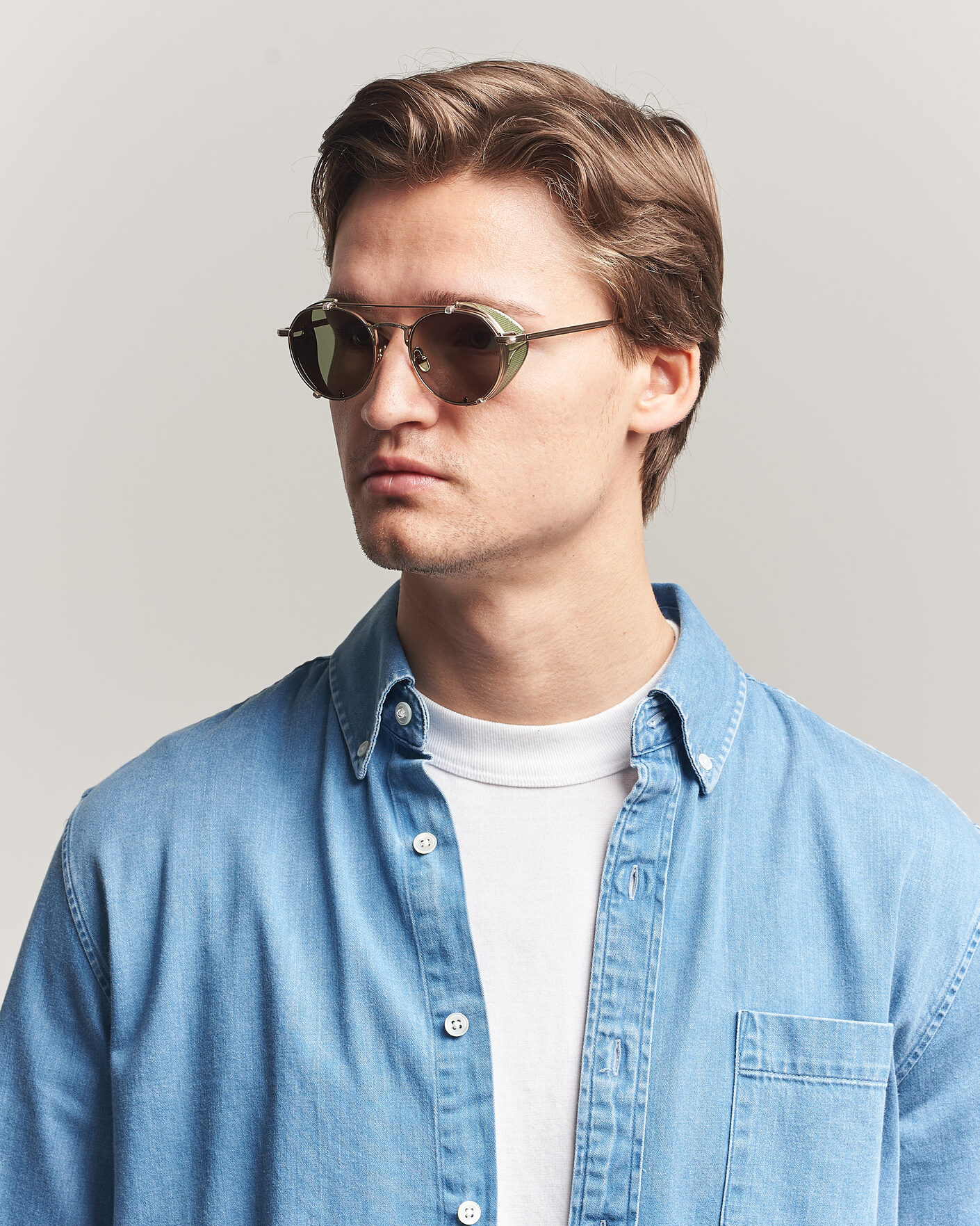 Hombres | Gafas de sol | Garrett Leight | Ocampo Sunglasses Gold