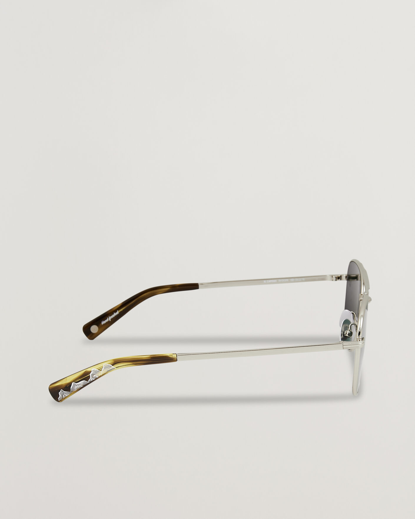 Hombres | Gafas de sol | Garrett Leight | El Capitan Sunglasses Silver