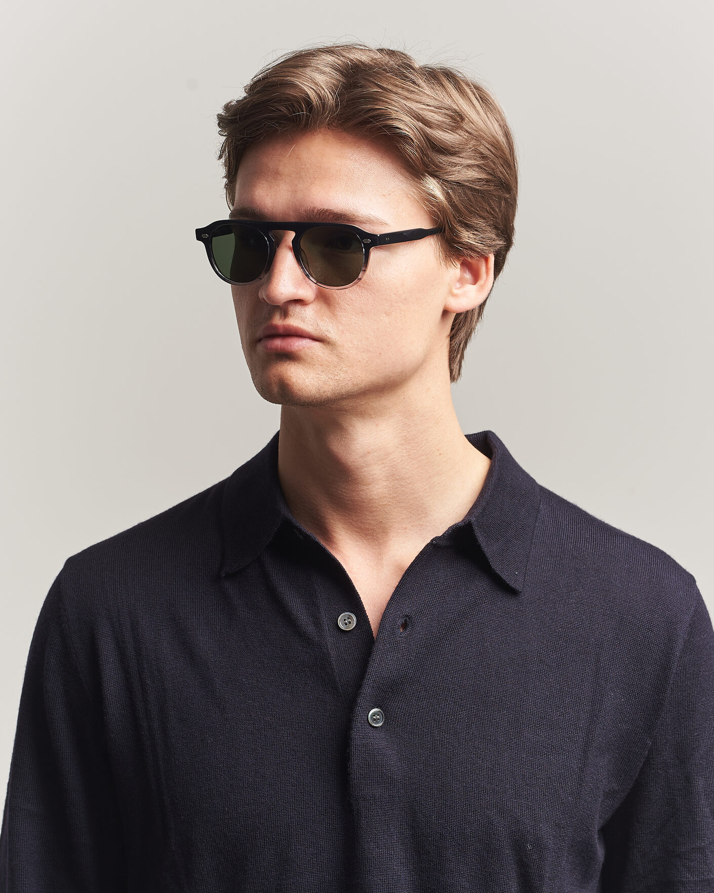 Hombres | Gafas de sol | Garrett Leight | Harding Sunglasses Grey Quartz