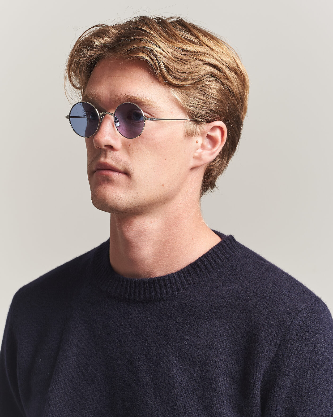 Hombres | Gafas de sol | Garrett Leight | GLCO X Ozzy Sunglasses Platinum