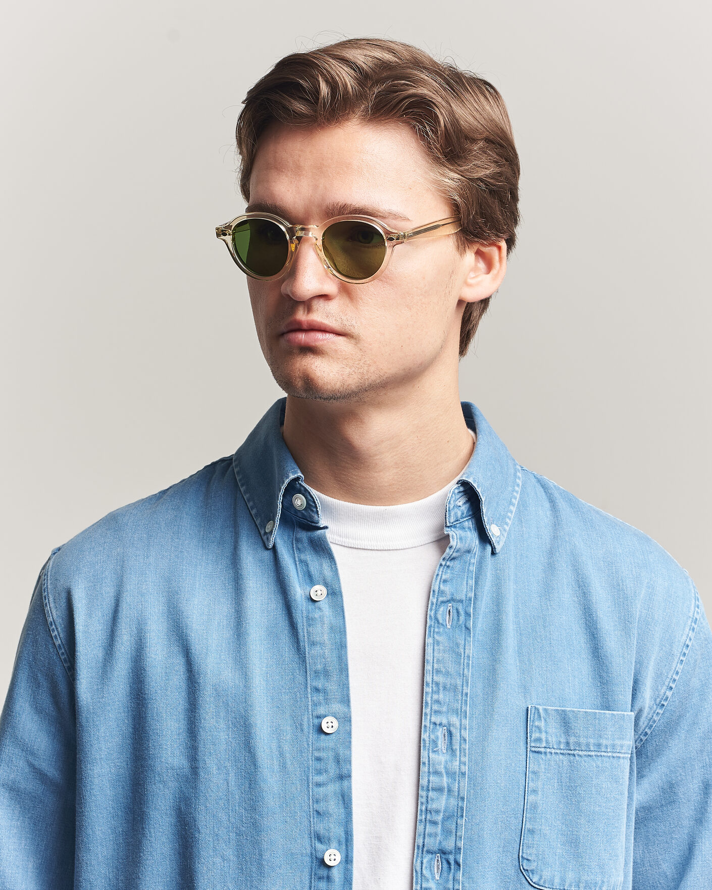 Hombres | Gafas de sol | Garrett Leight | Flipper Sunglasses Pure Glass