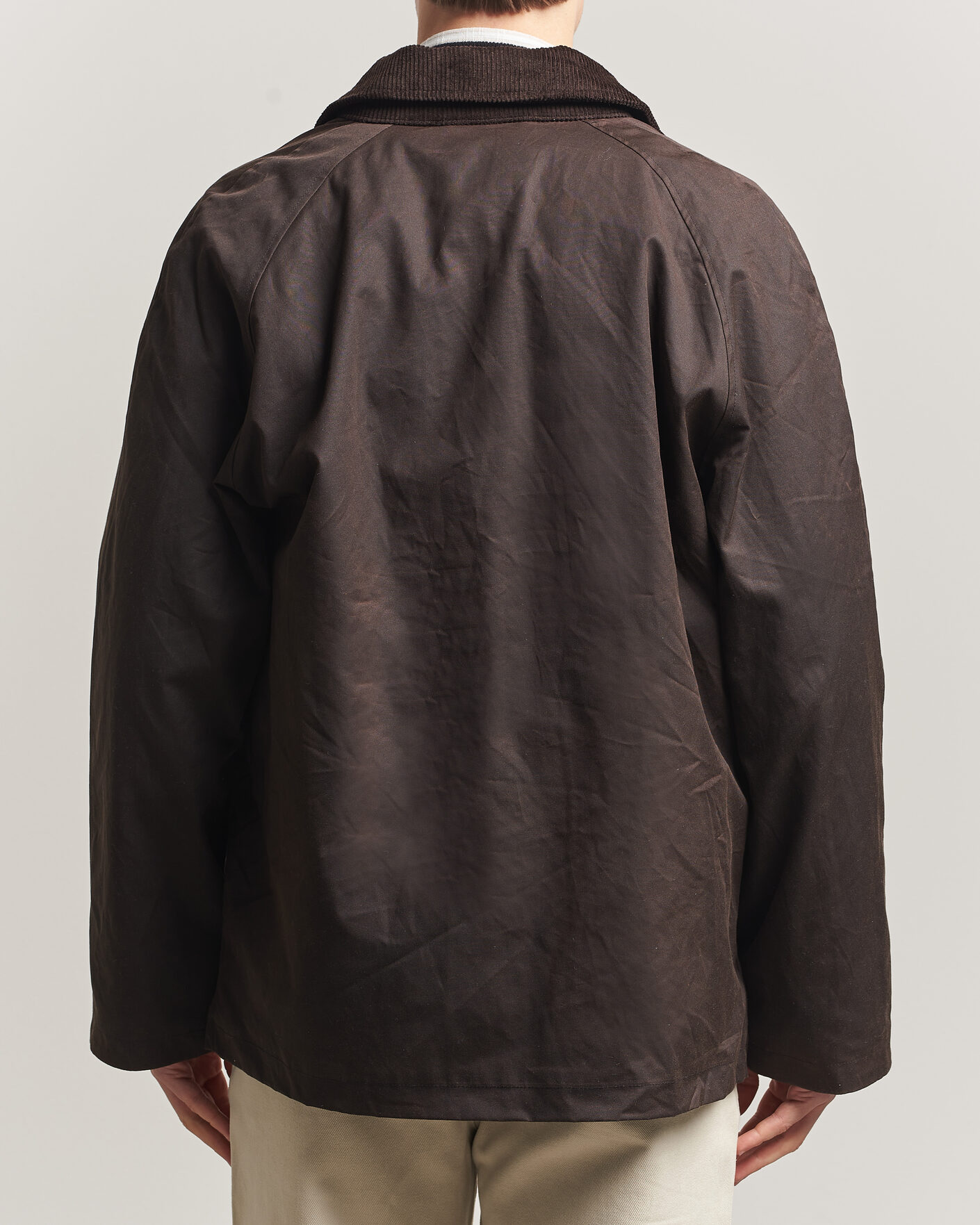 Hombres | Abrigos y chaquetas | A Day's March | Limestone Waxed Jacket Dark Brown