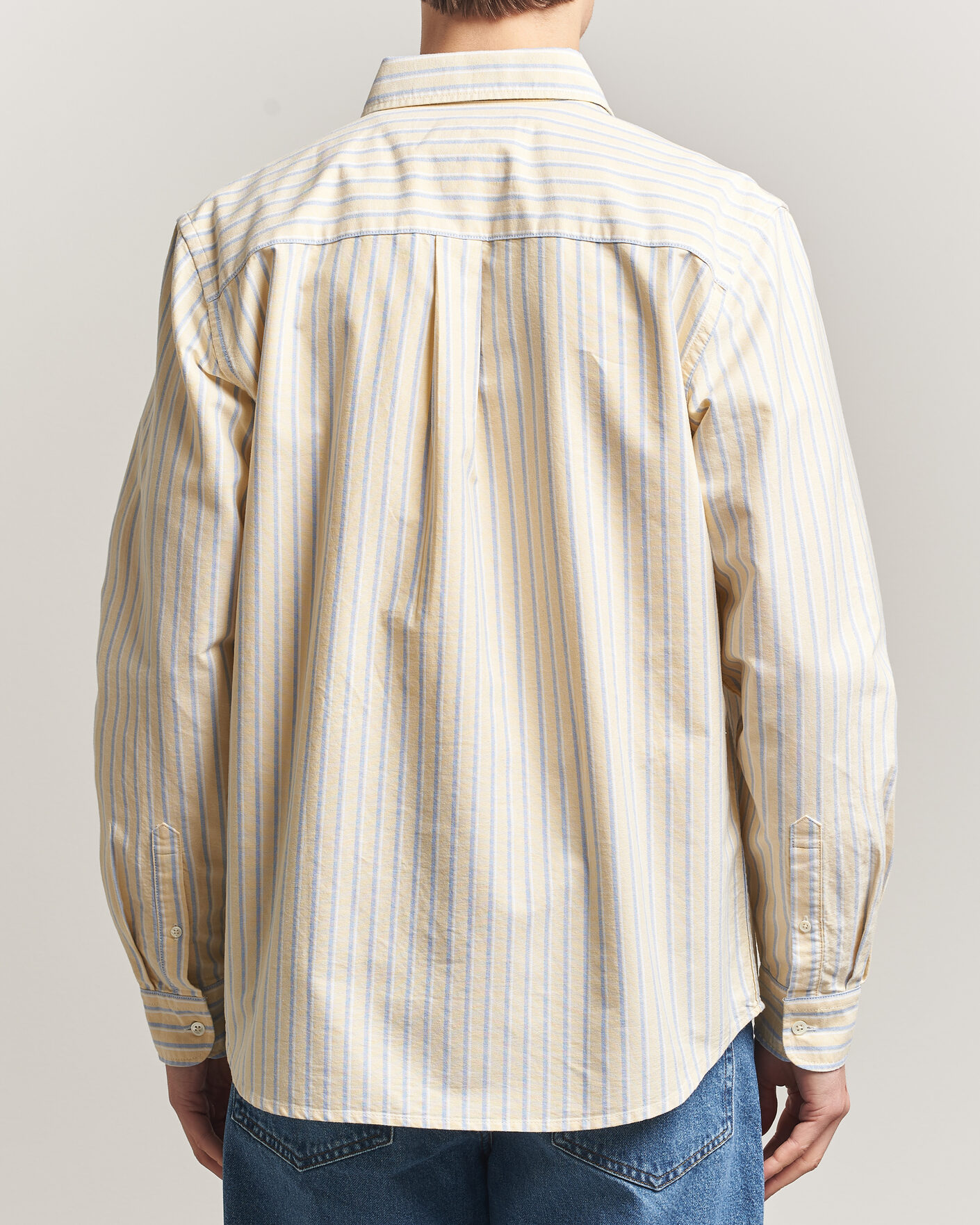 Hombres | Camisas | A Day's March | Original Oxford Shirt Yellow Multi