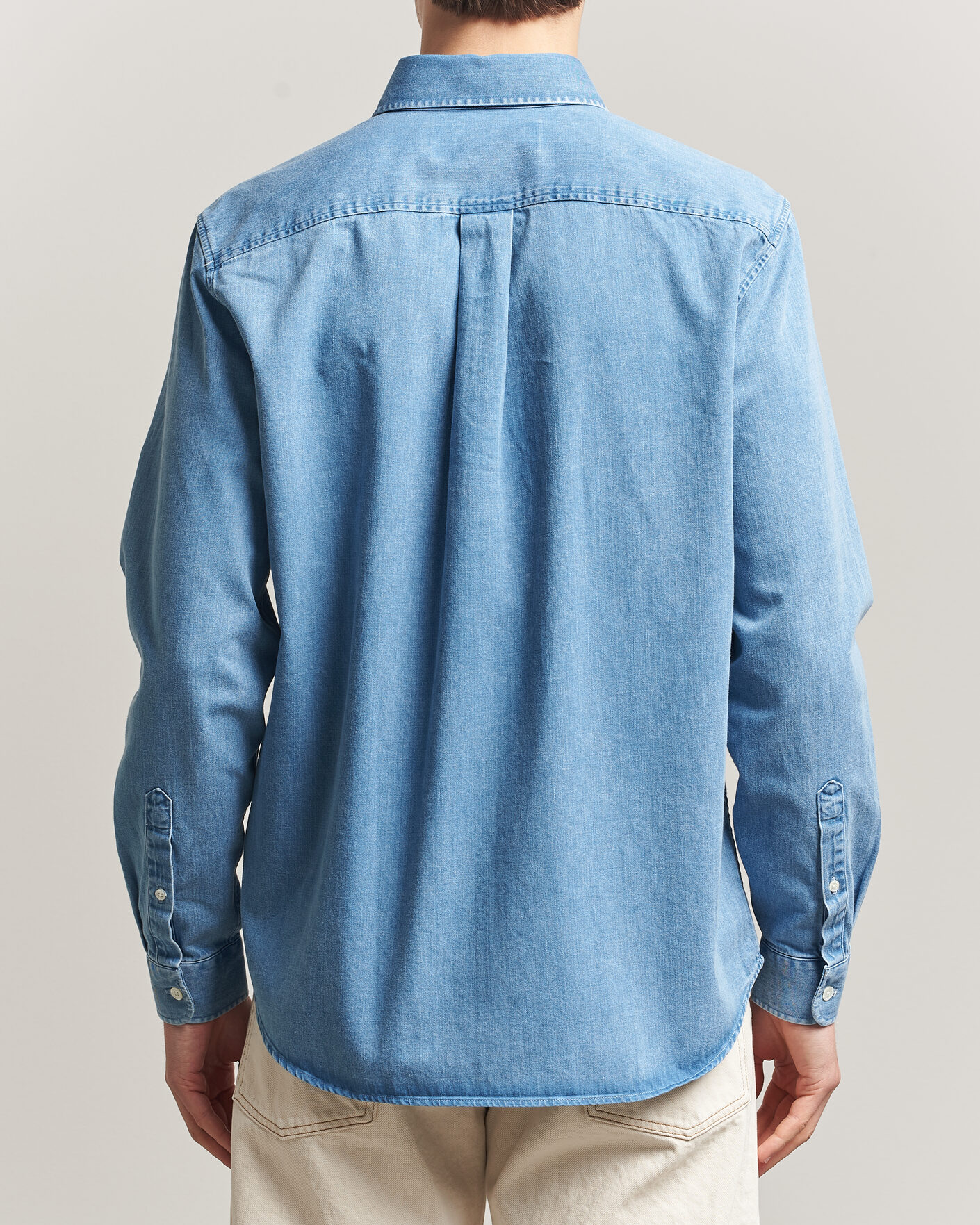 Hombres | Camisas | A Day's March | Original Denim Shirt Light Blue
