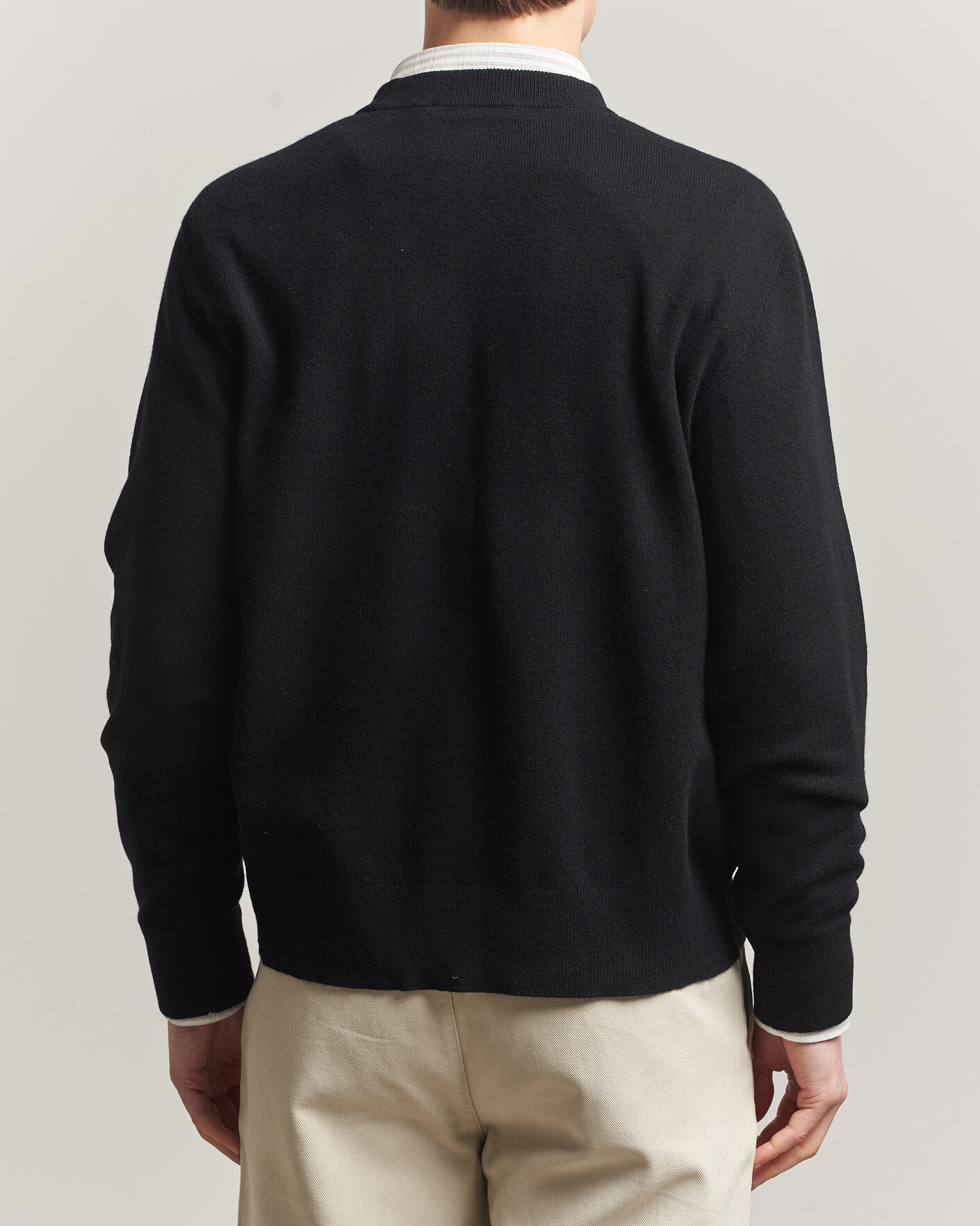 Hombres | Jerséis y prendas de punto | A Day's March | Marlow Cashmere Blend Sweater Black
