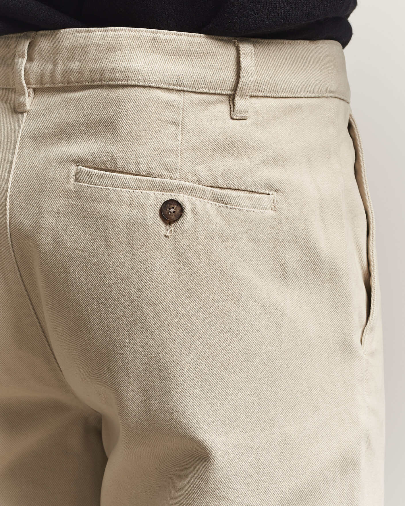 Hombres | Pantalones | A Day's March | Miller Cotton Lyocell Trousers Light Khaki
