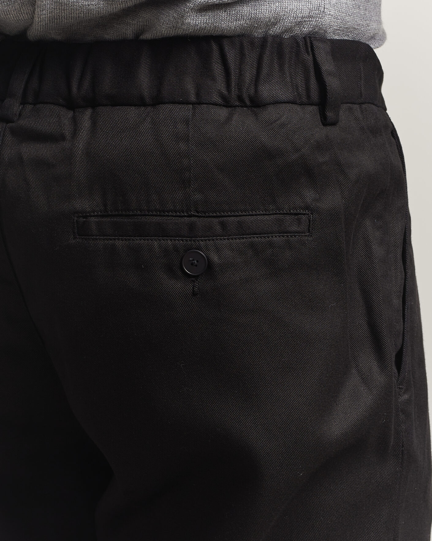 Hombres | Pantalones | A Day's March | Smart Lyocell Trousers Black