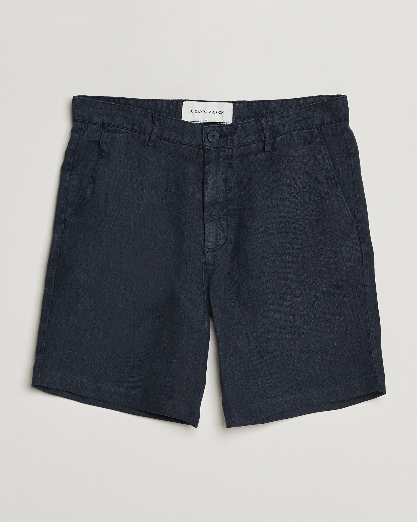 Hombres | Pantalones cortos | A Day's March | Luny Linen Shorts Navy