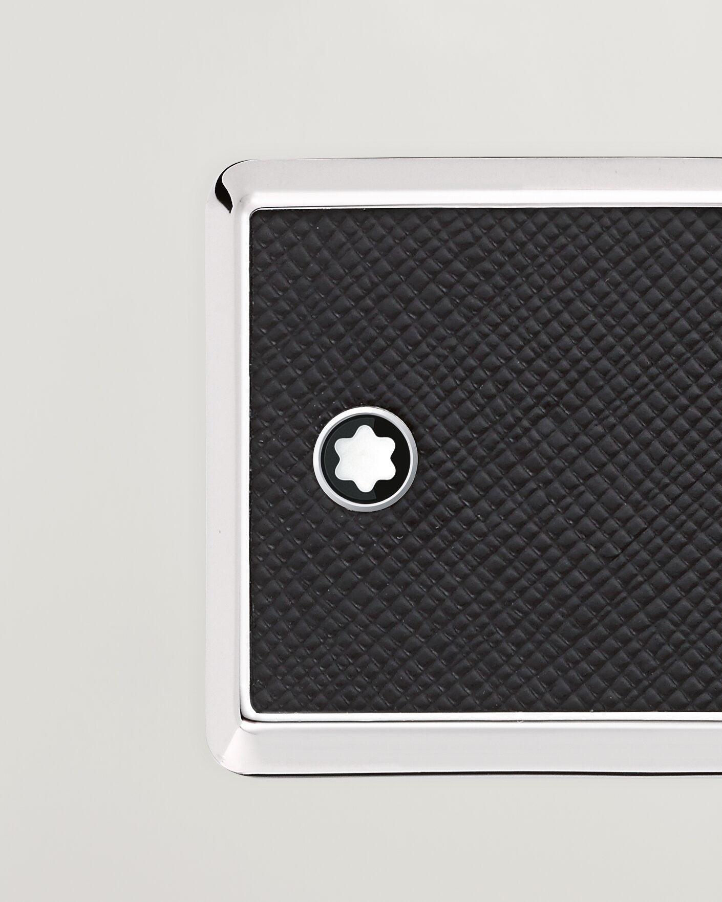 Hombres | Cinturones | Montblanc | Marquetry Plate 30mm Leather Belt Black