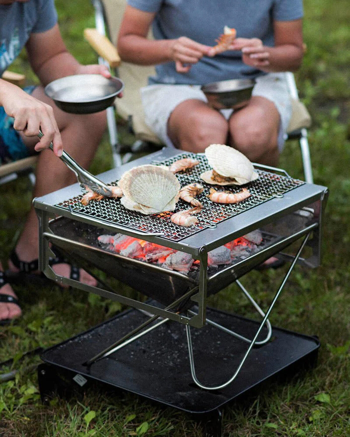 Hombres | Outdoor living | Snow Peak | Takibi Fire & Grill Stainless Steel