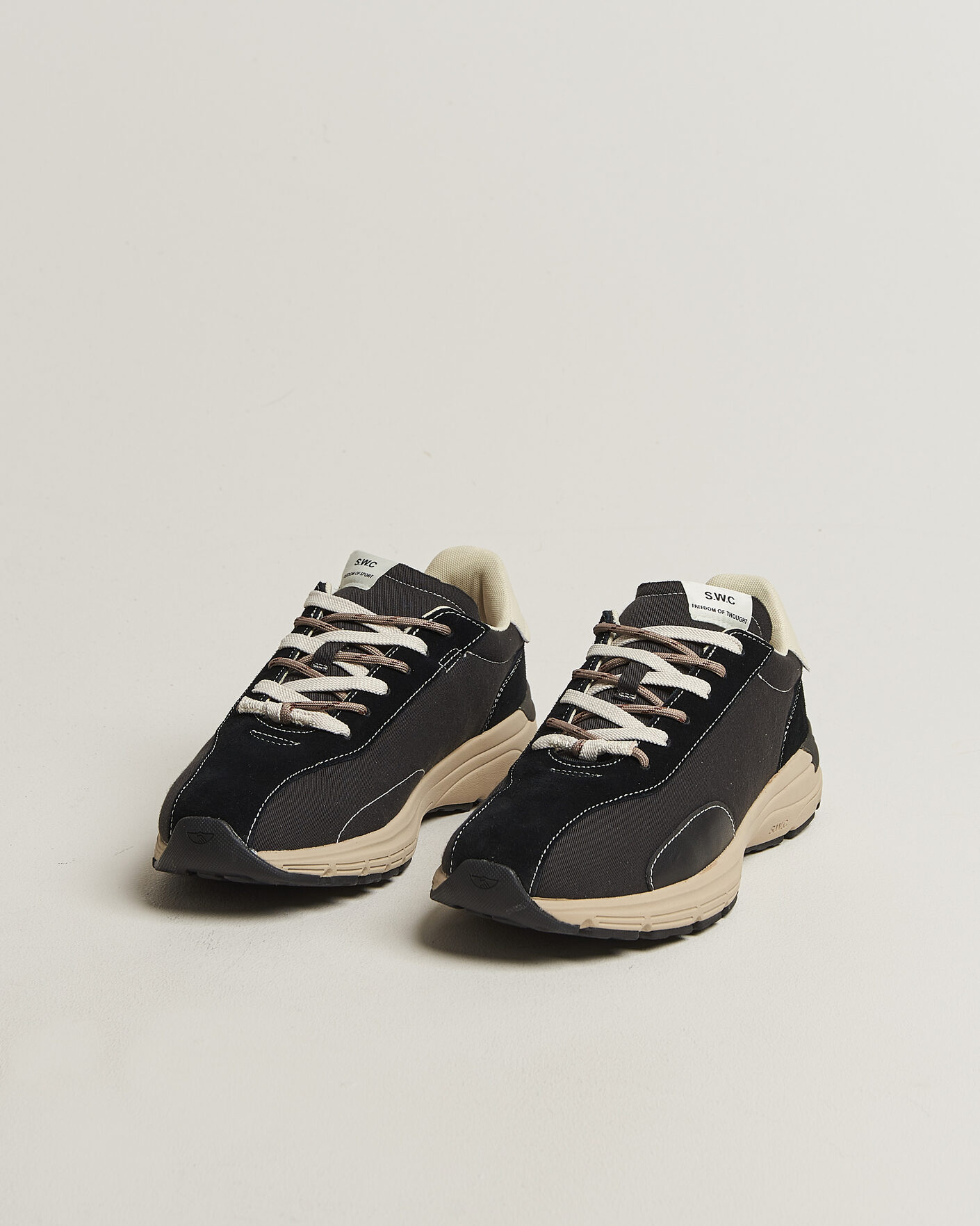 Hombres | Zapatillas | Stepney Workers Club | Legion Suede Twill Sneaker Black