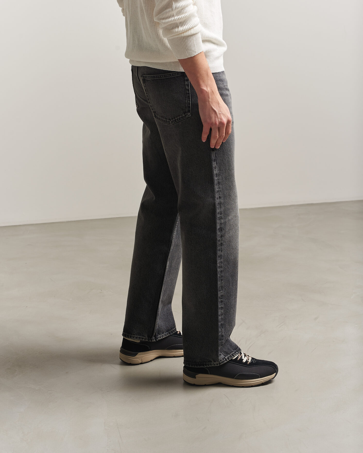 Hombres | Zapatillas | Stepney Workers Club | Legion Suede Twill Sneaker Black