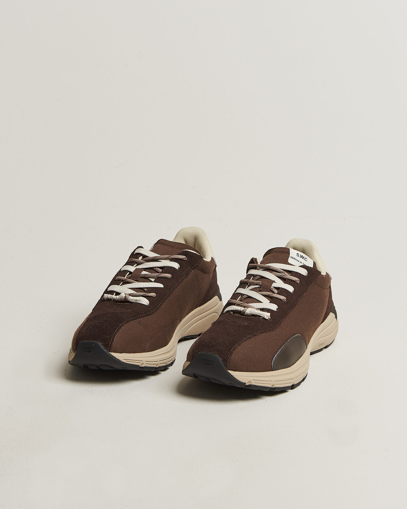 Hombres | Zapatillas | Stepney Workers Club | Legion Suede Twill Sneaker Dark Brown