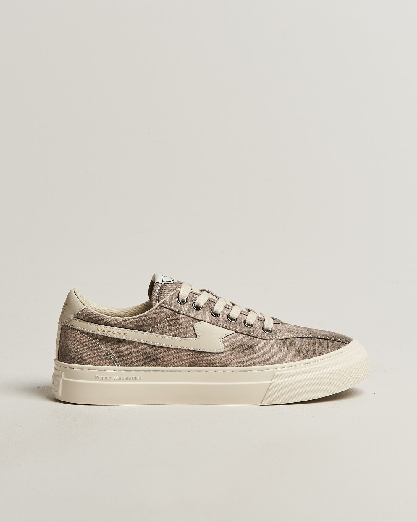 Hombres | Zapatillas | Stepney Workers Club | Dellow S-Strike Sunfade Canvas Sneaker Earth Grey