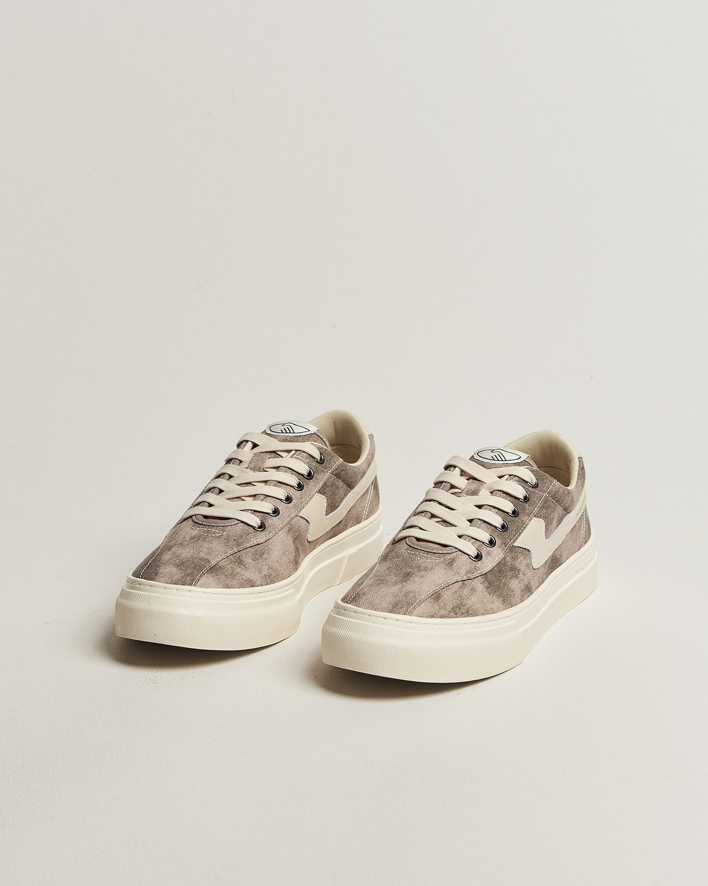 Hombres | Zapatillas | Stepney Workers Club | Dellow S-Strike Sunfade Canvas Sneaker Earth Grey