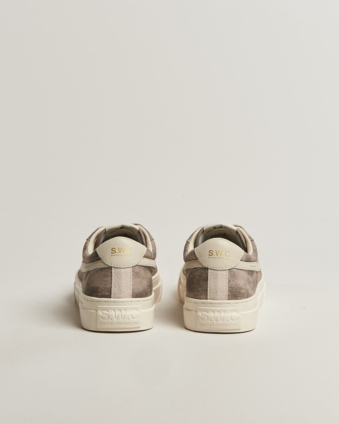 Hombres | Zapatillas | Stepney Workers Club | Dellow S-Strike Sunfade Canvas Sneaker Earth Grey