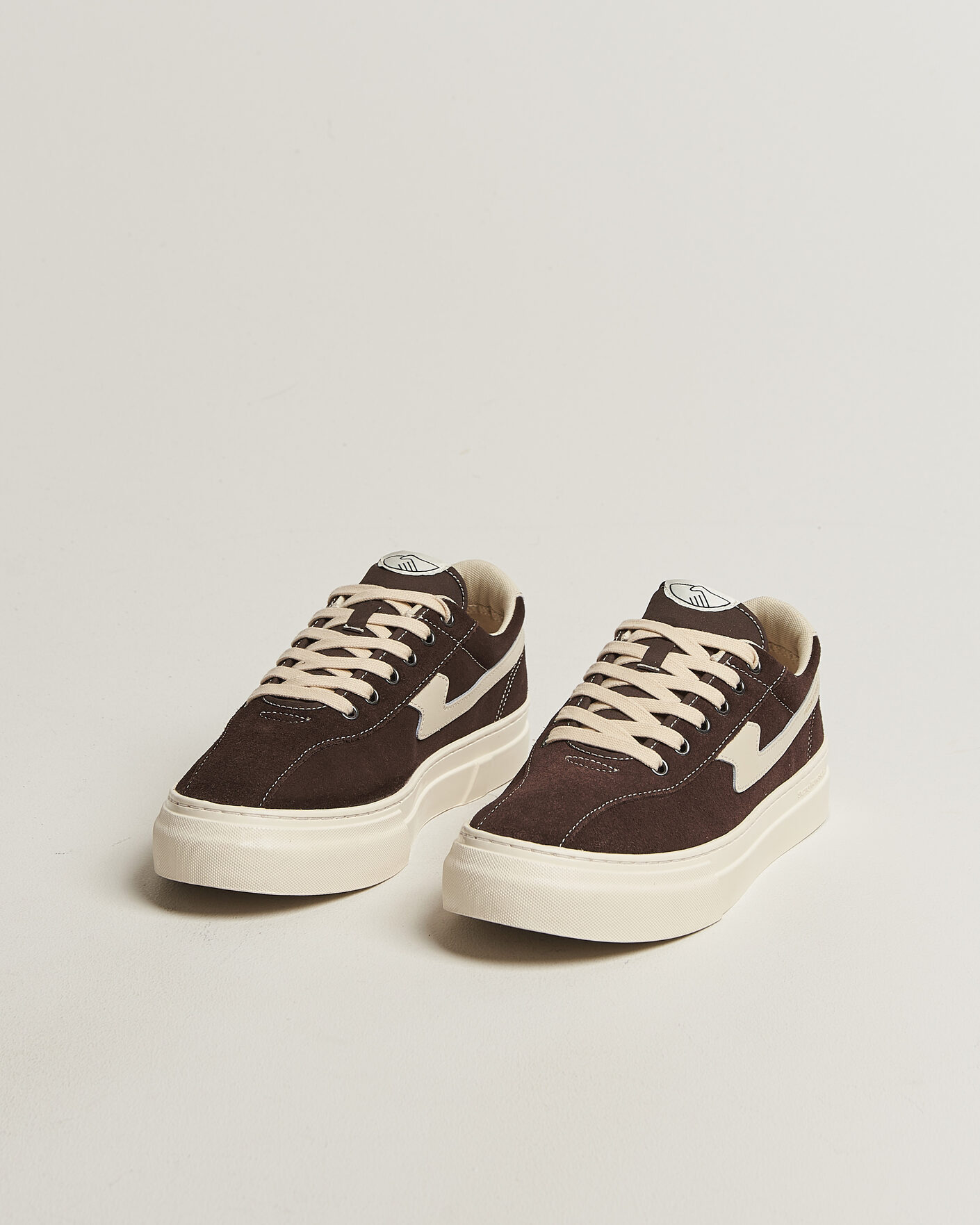 Hombres | Zapatillas | Stepney Workers Club | Dellow S-Strike Cupsole Suede Sneaker Dark Brown