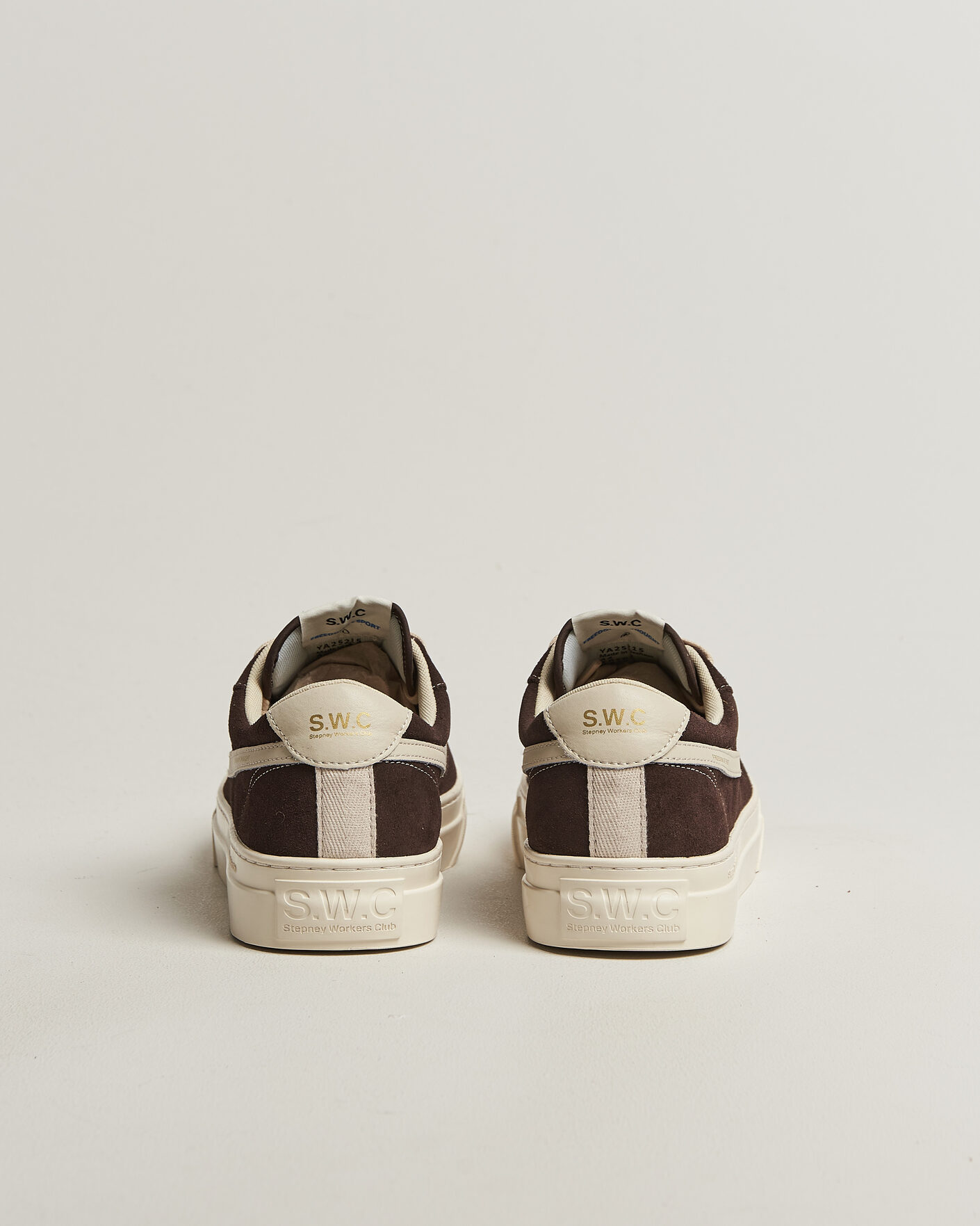 Hombres | Zapatillas | Stepney Workers Club | Dellow S-Strike Cupsole Suede Sneaker Dark Brown