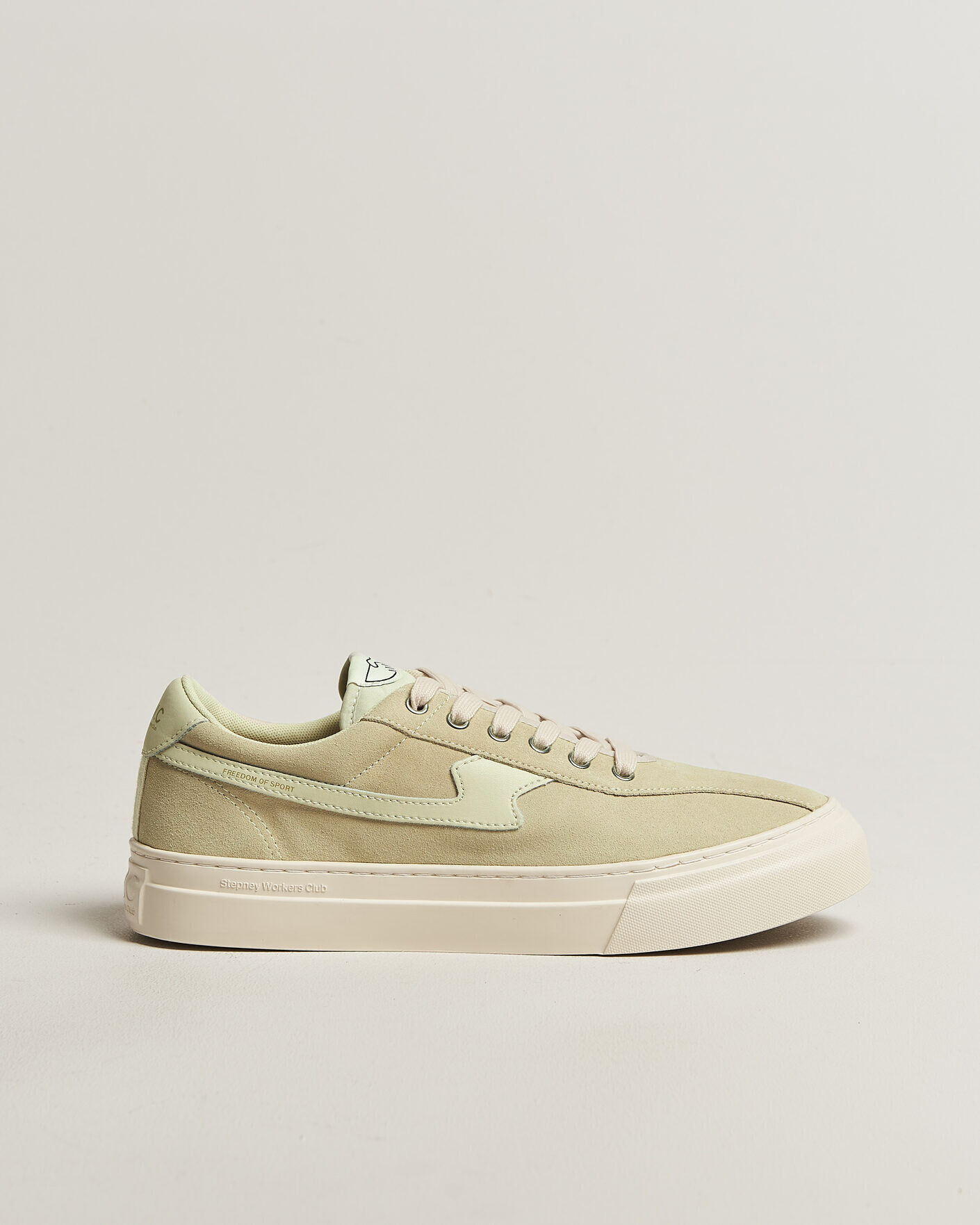 Hombres | Zapatillas | Stepney Workers Club | Dellow S-Strike Cupsole Suede Sneaker Oat