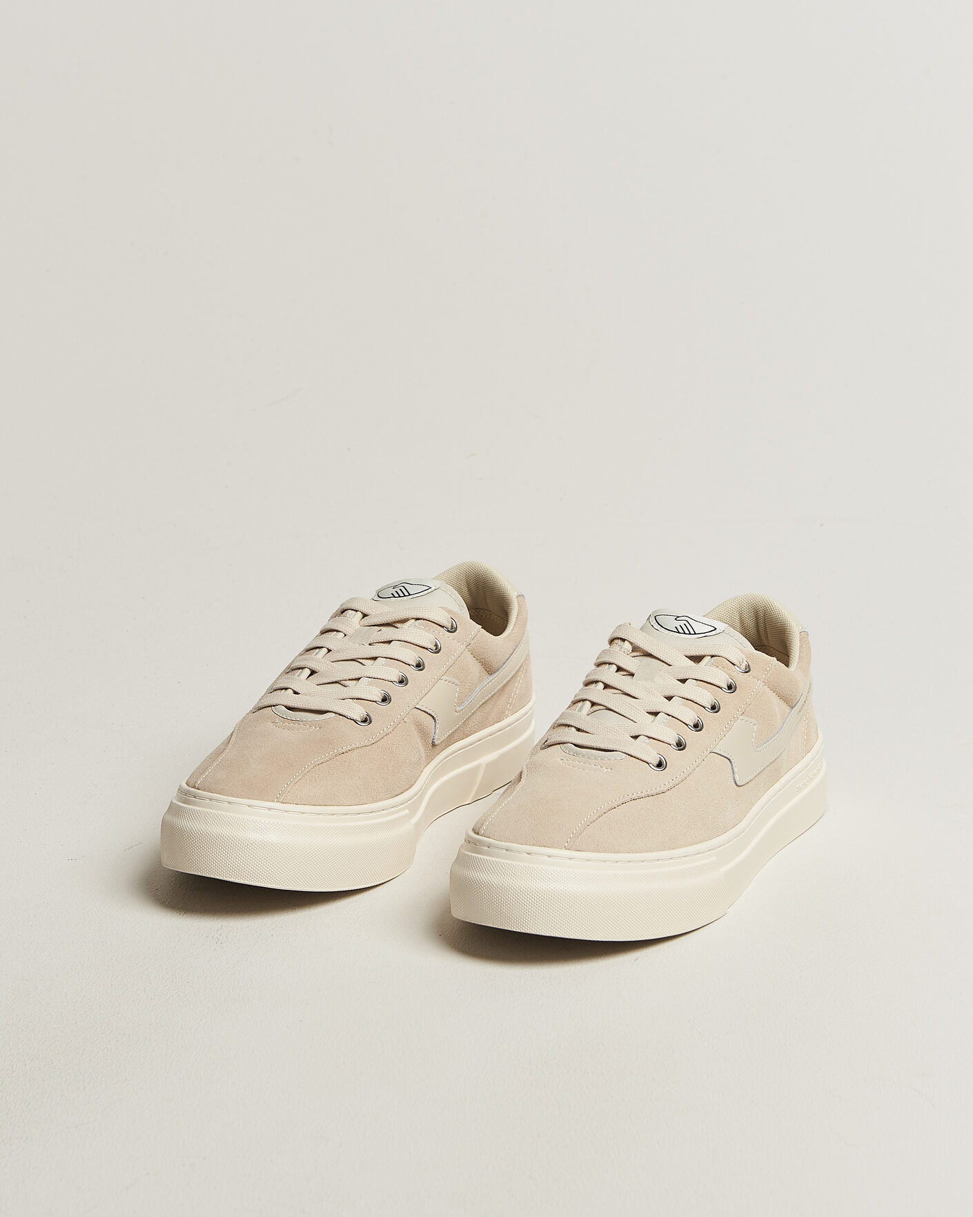 Hombres | Zapatillas | Stepney Workers Club | Dellow S-Strike Cupsole Suede Sneaker Oat
