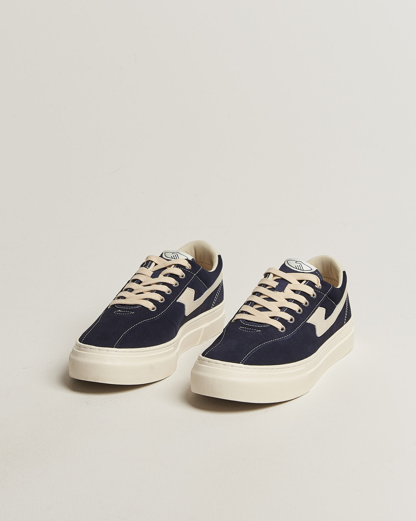 Hombres | Zapatillas | Stepney Workers Club | Dellow S-Strike Cupsole Suede Sneaker Navy