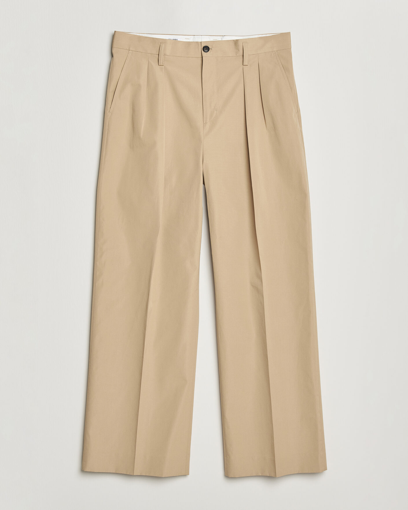 Hombres | Pantalones | Filippa K | Milo Cotton Trousers Canvas Beige