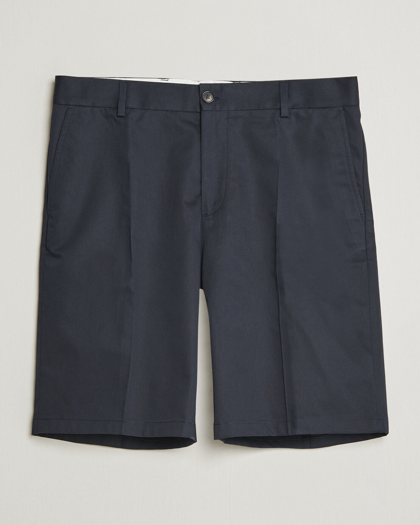 Hombres | Pantalones cortos | Filippa K | Tailored Cotton Chino Shorts Navy