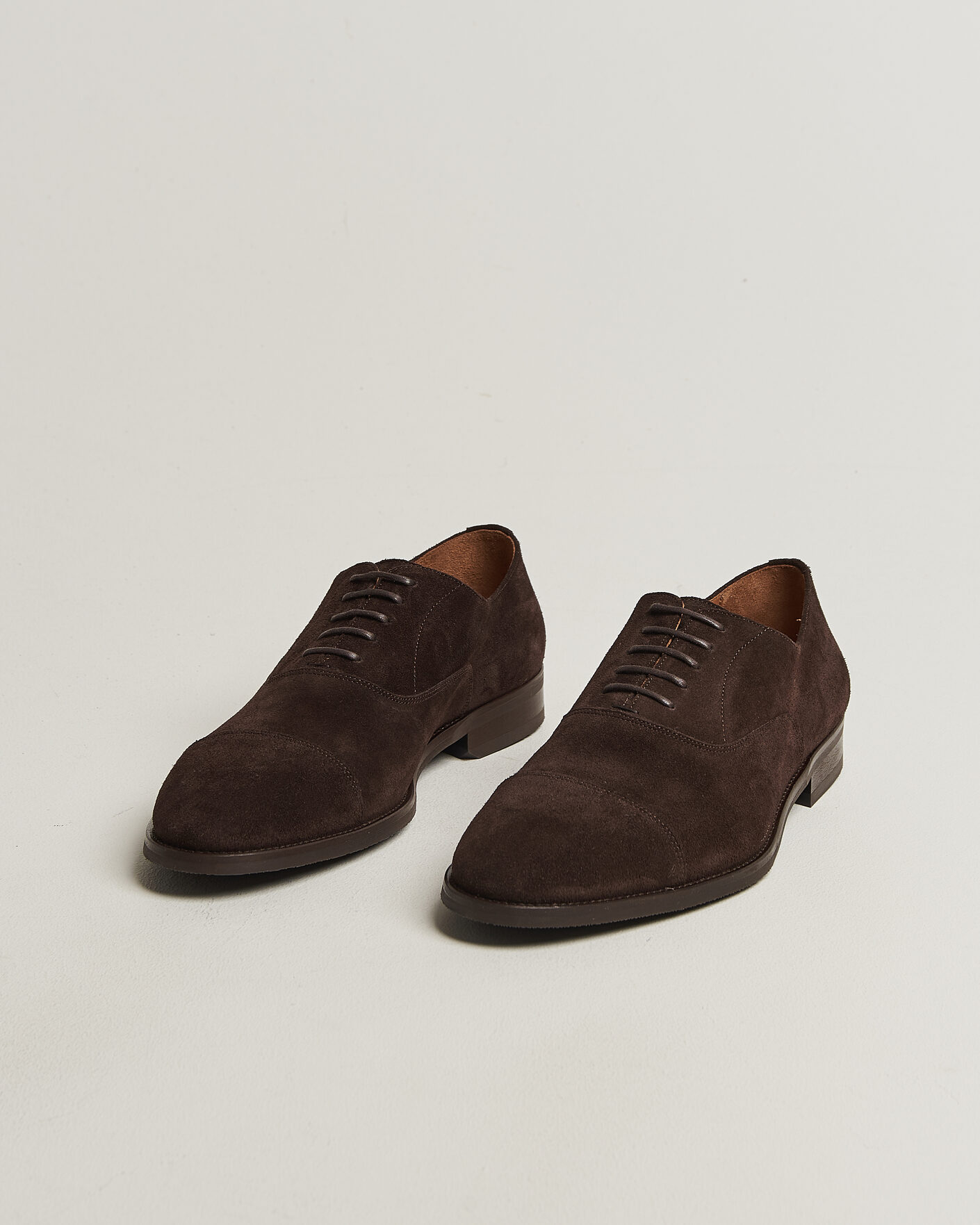 Hombres | Zapatos Oxford | Myrqvist | Vinterviken II Oxford Dark Brown Suede